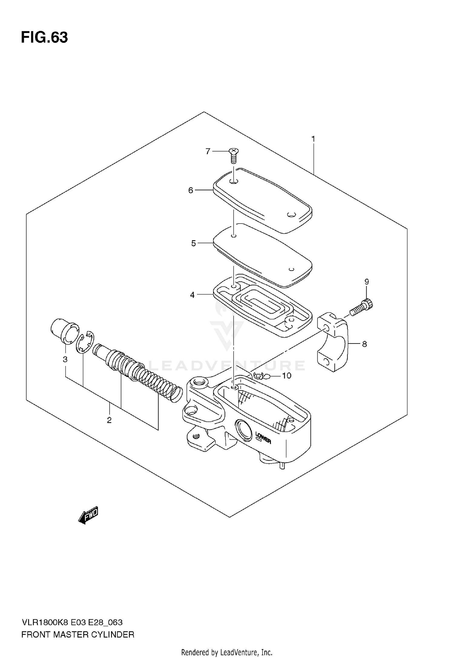 FRONT MASTER CYLINDER