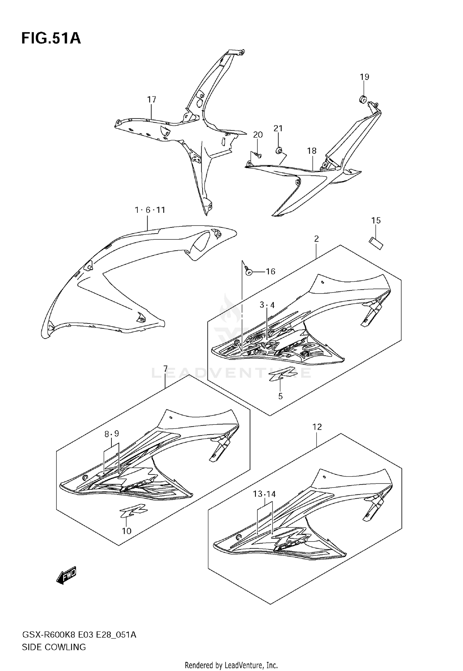 SIDE COWLING (MODEL K9)