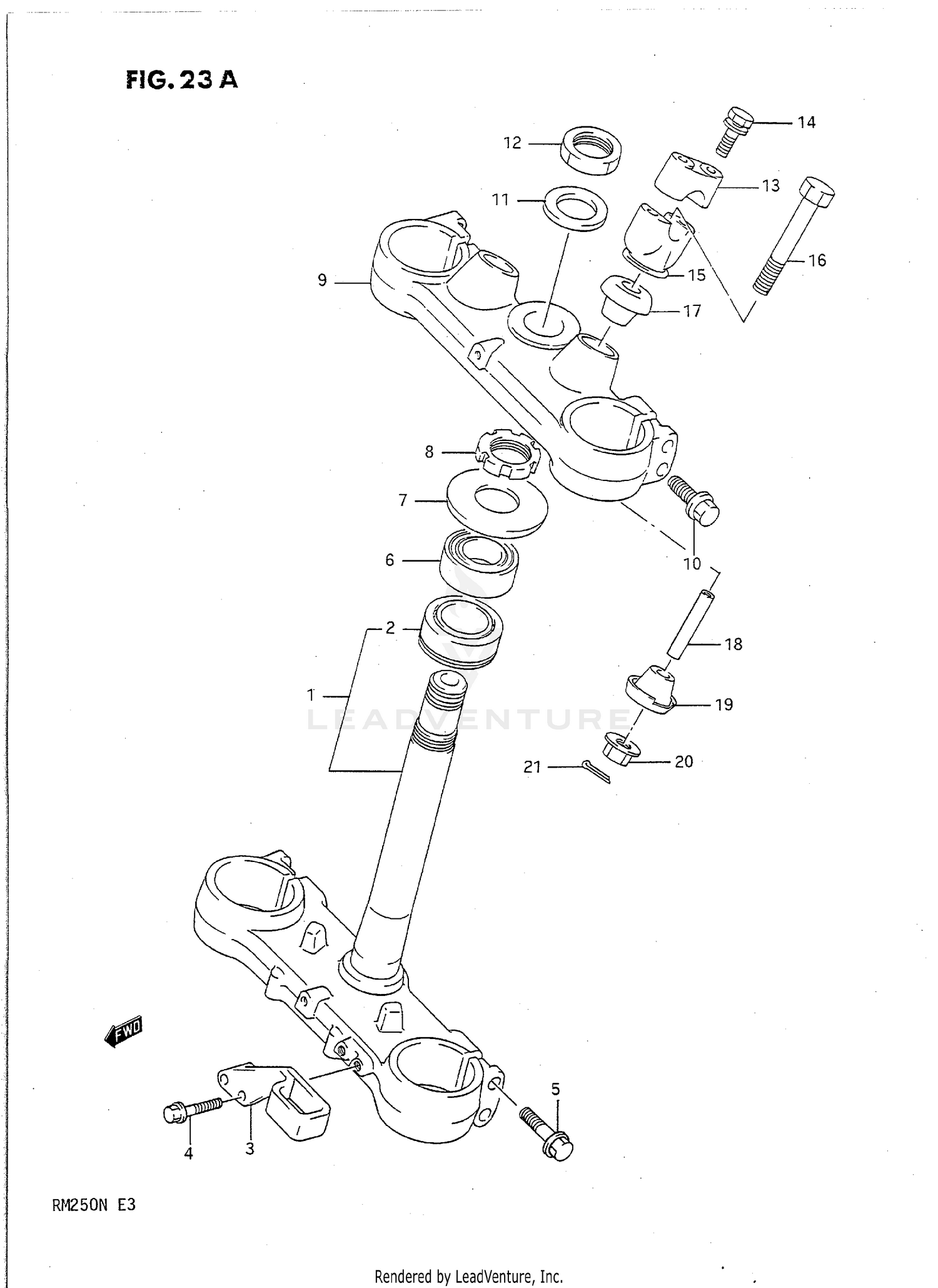 STEERING STEM (MODEL M/N)