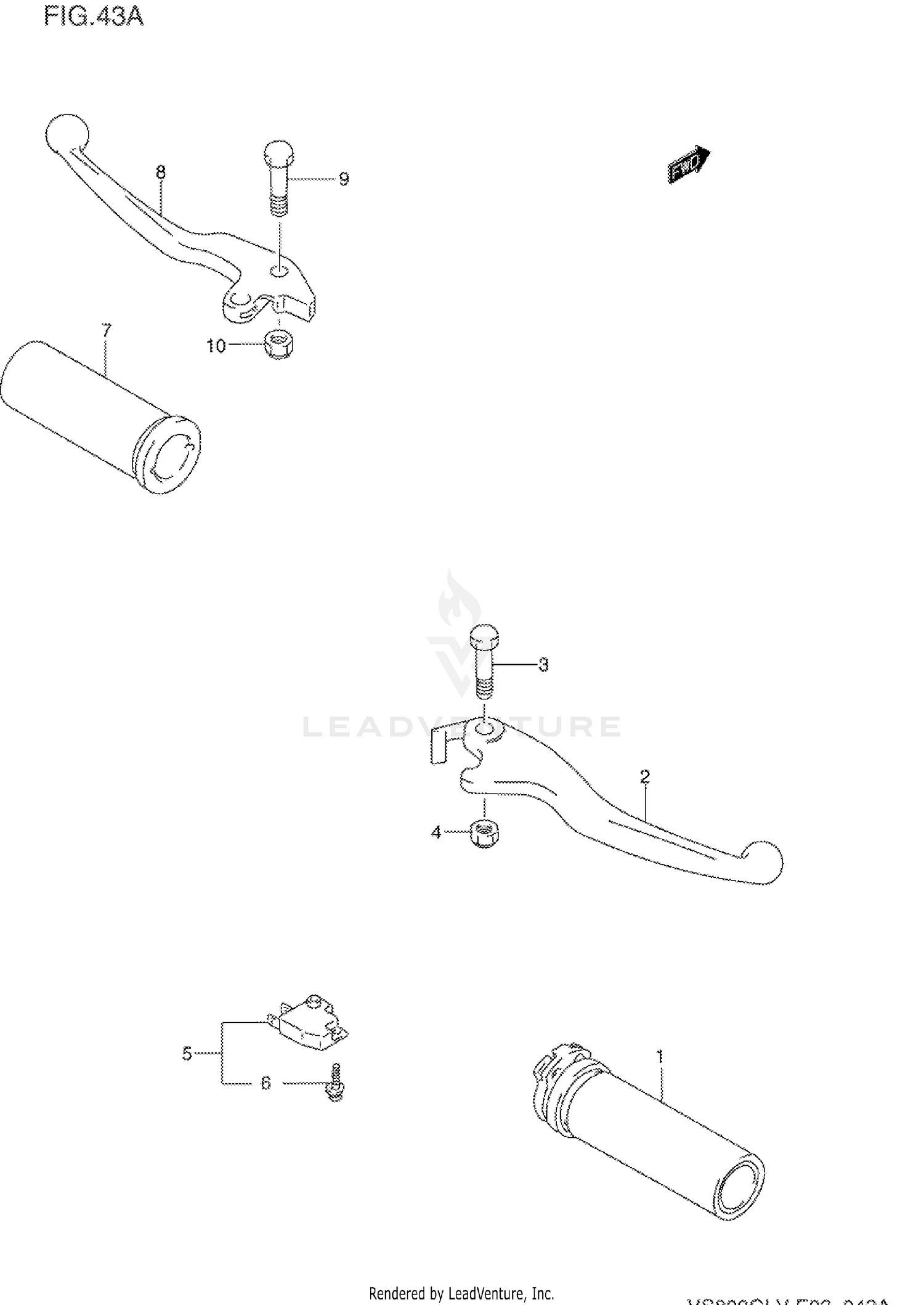 HANDLE LEVER (MODEL S/T/V)