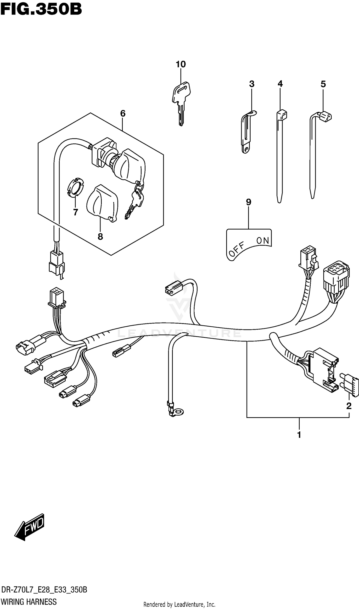 WIRING HARNESS (DR-Z70L7 E33)
