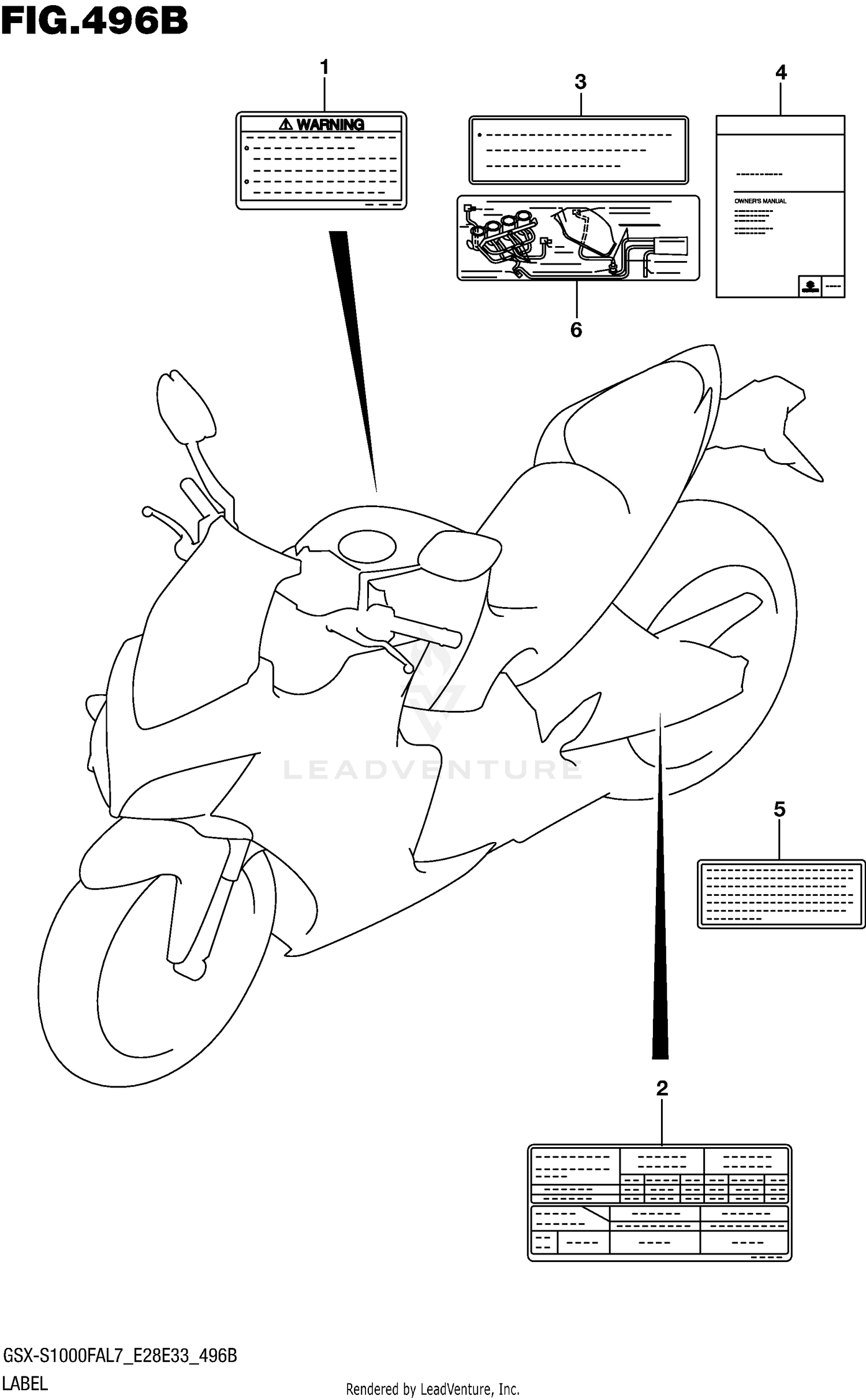 LABEL (GSX-S1000FAL7 E33)