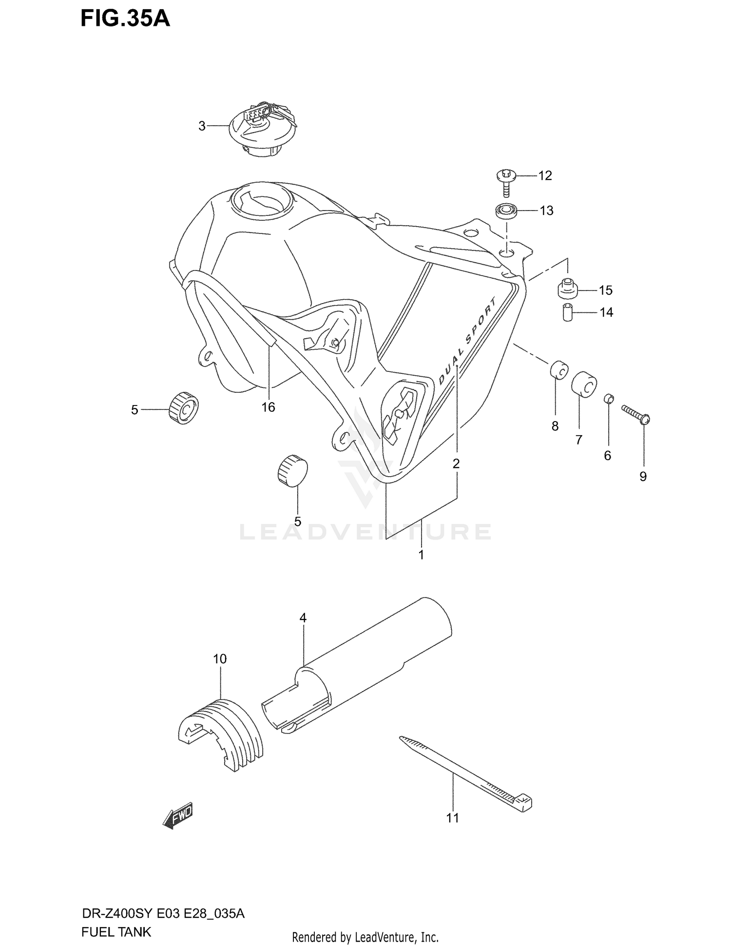 FUEL TANK (MODEL K1)
