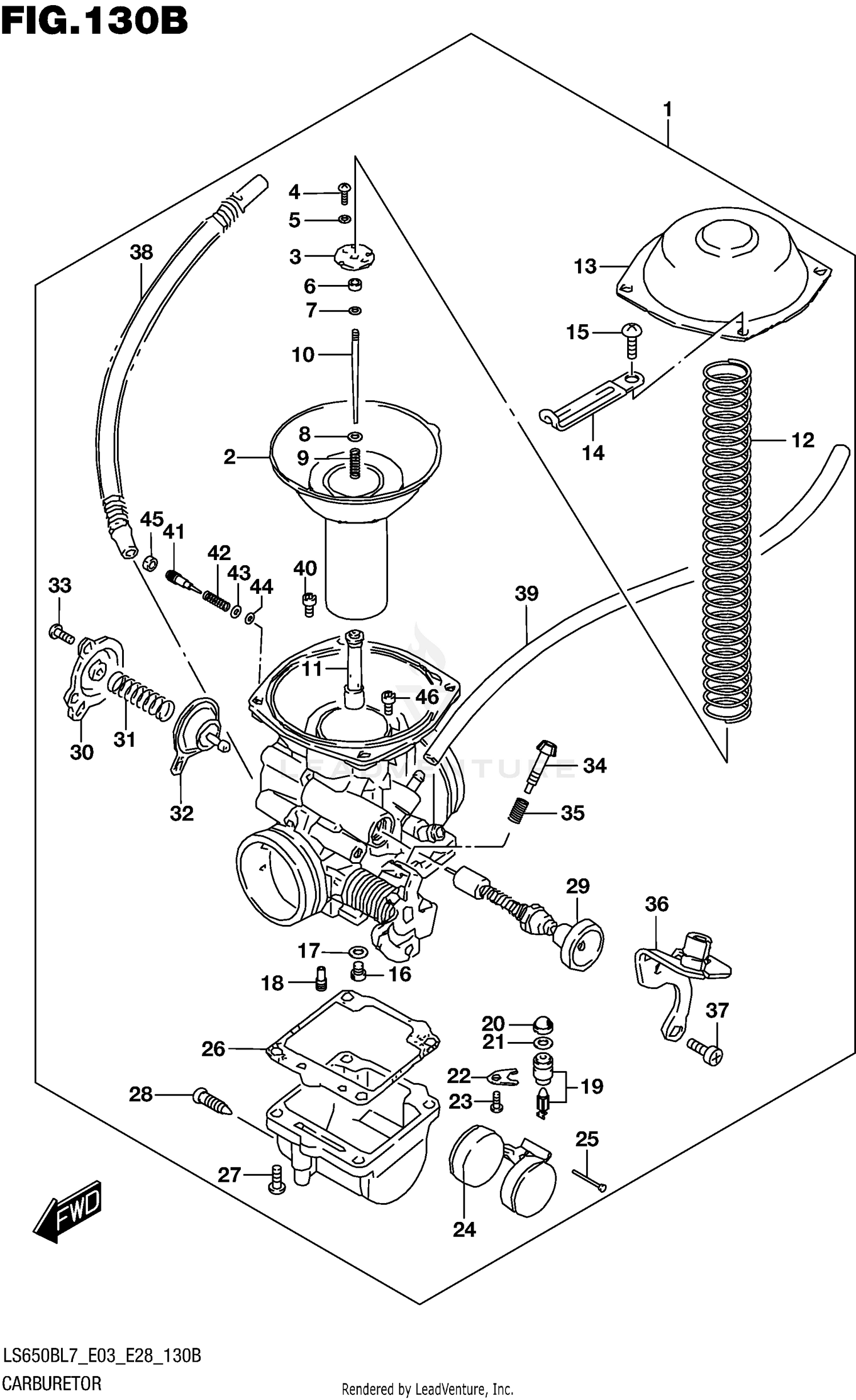 CARBURETOR (LS650BL7 E28)