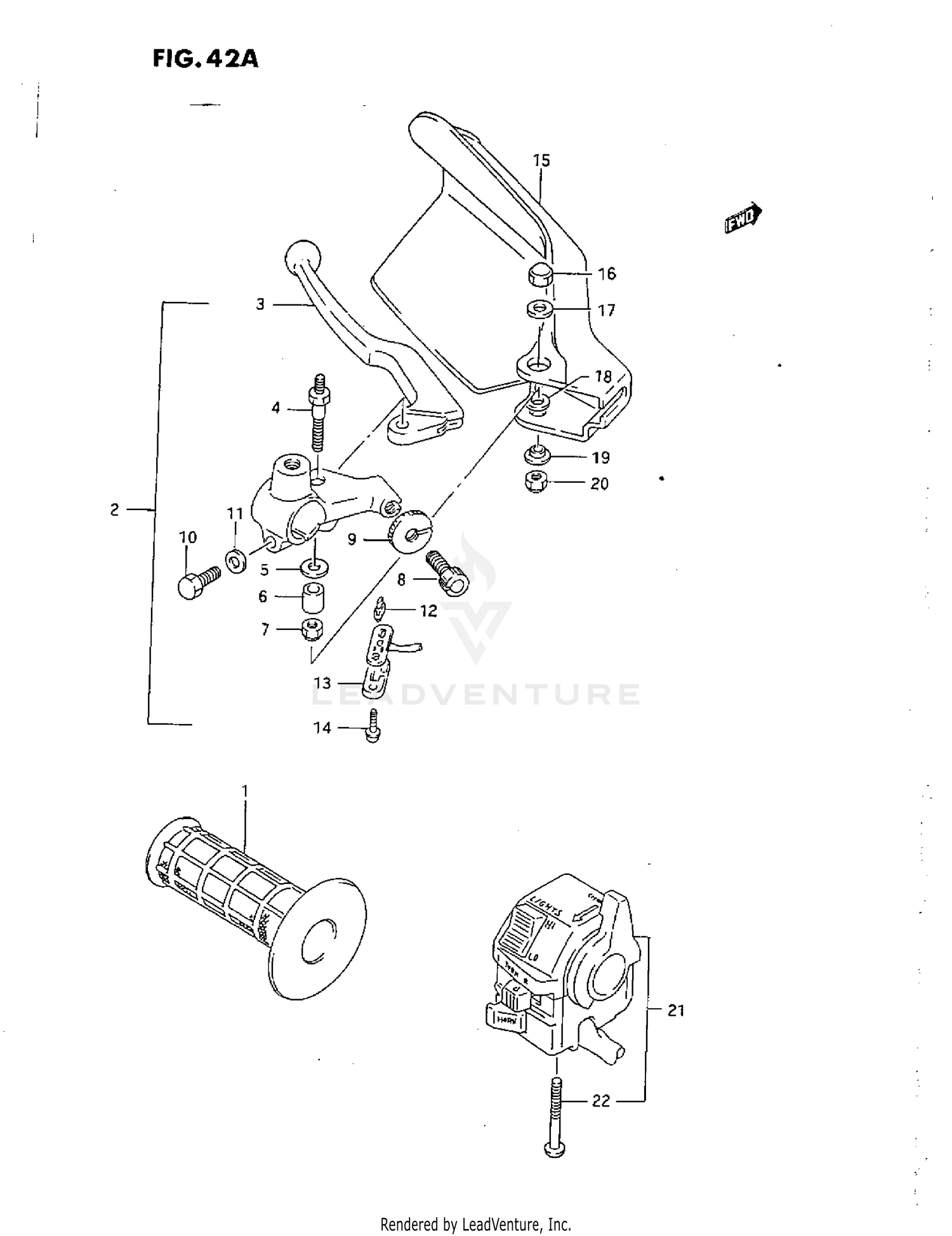LEFT HANDLE SWITCH (R)
