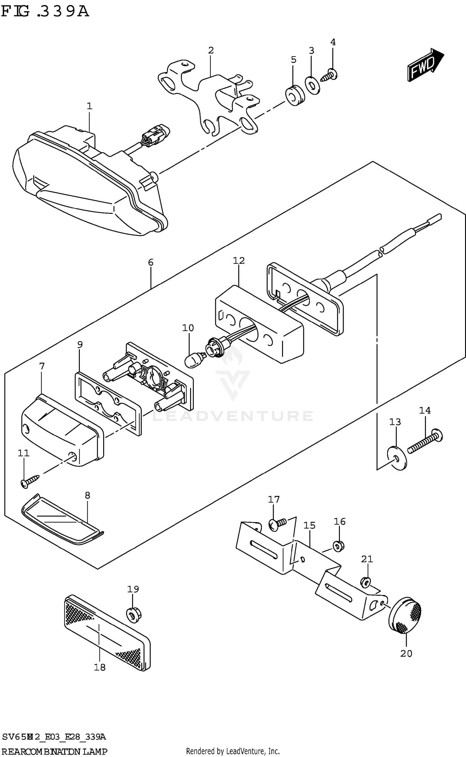 REAR COMBINATION LAMP