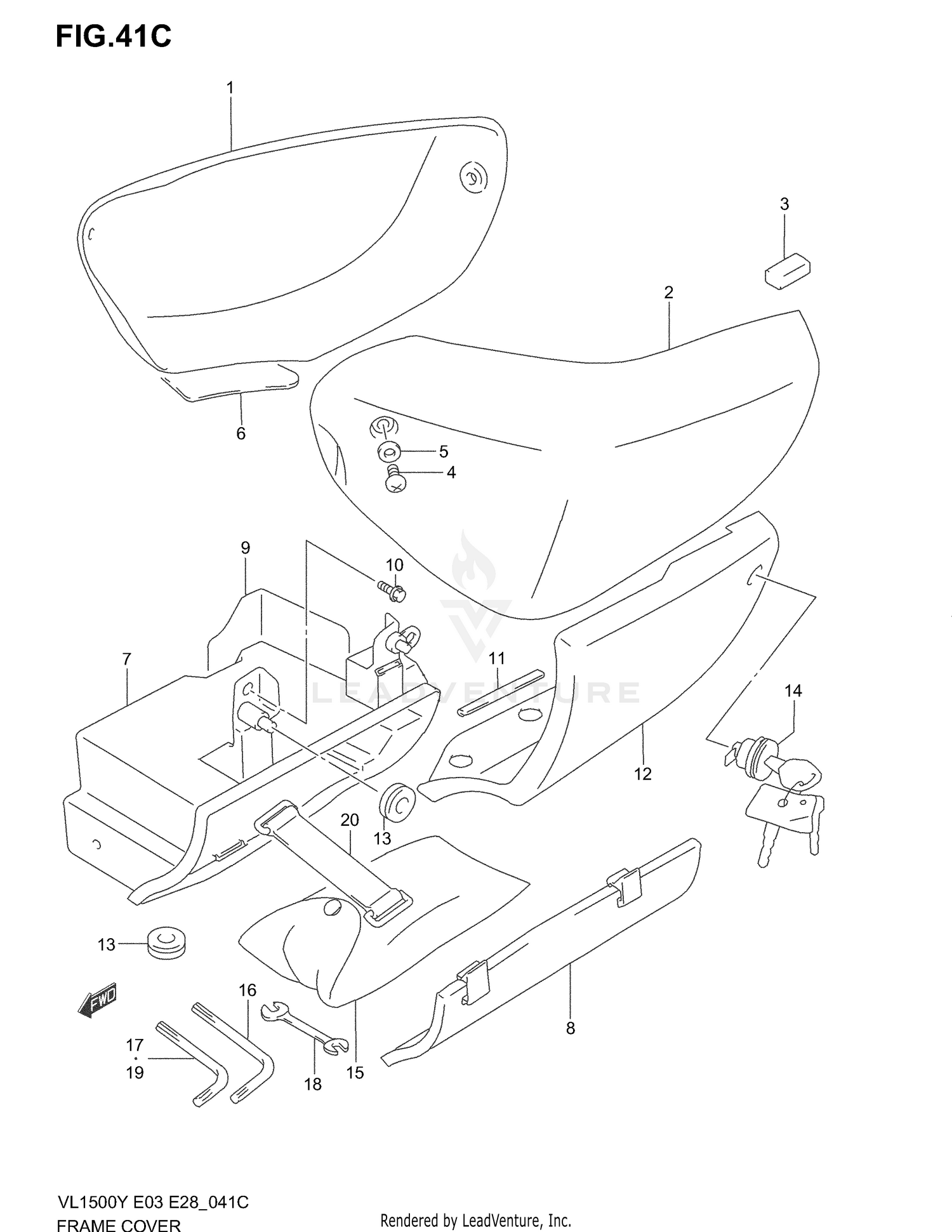 FRAME COVER (MODEL K4)