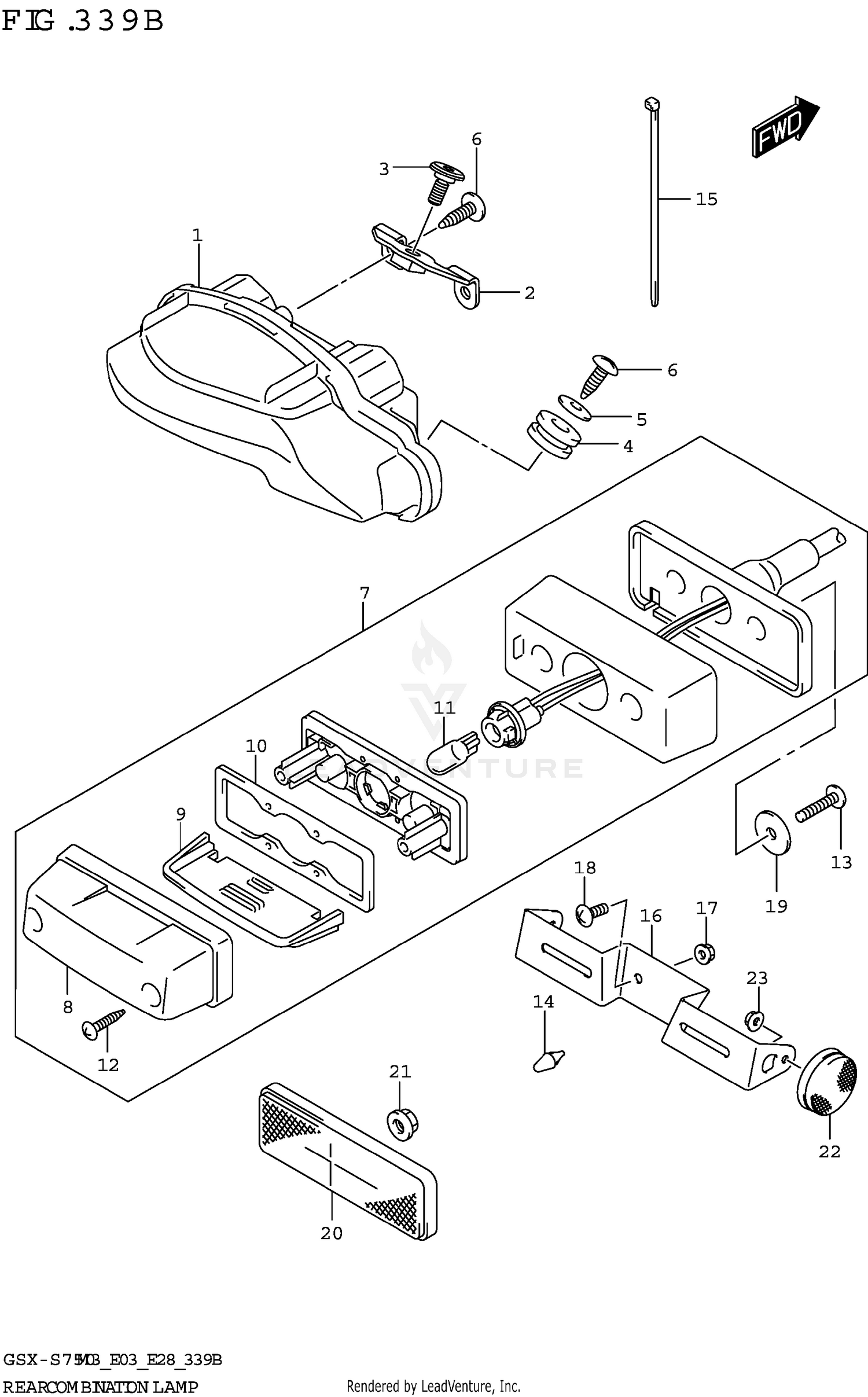 REAR COMBINATION LAMP