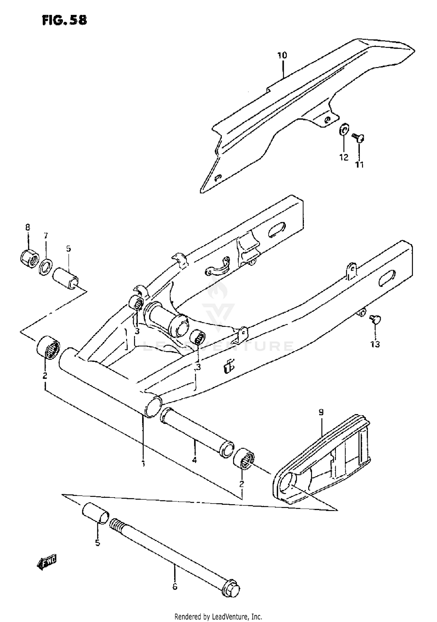 REAR SWINGING ARM (MODEL R/S)