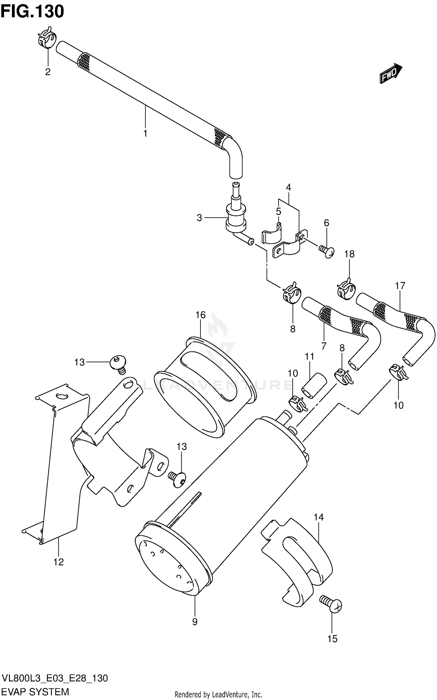 EVAP SYSTEM (VL800CL3 E33)
