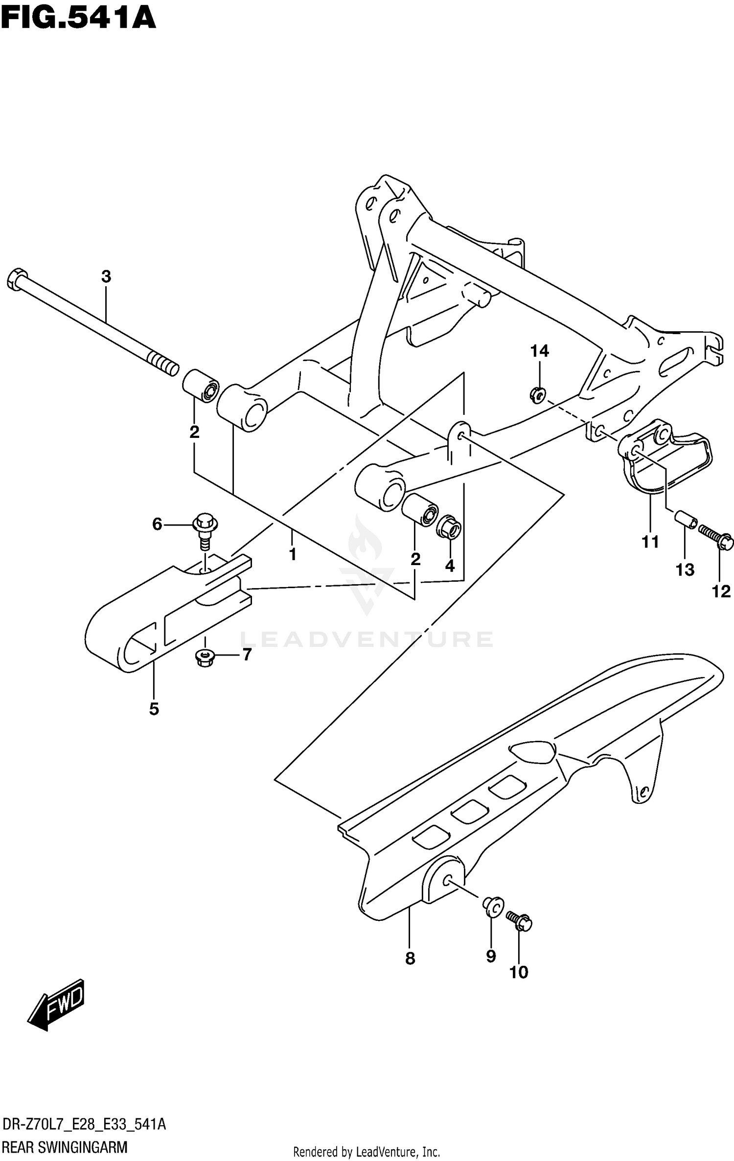 REAR SWINGINGARM
