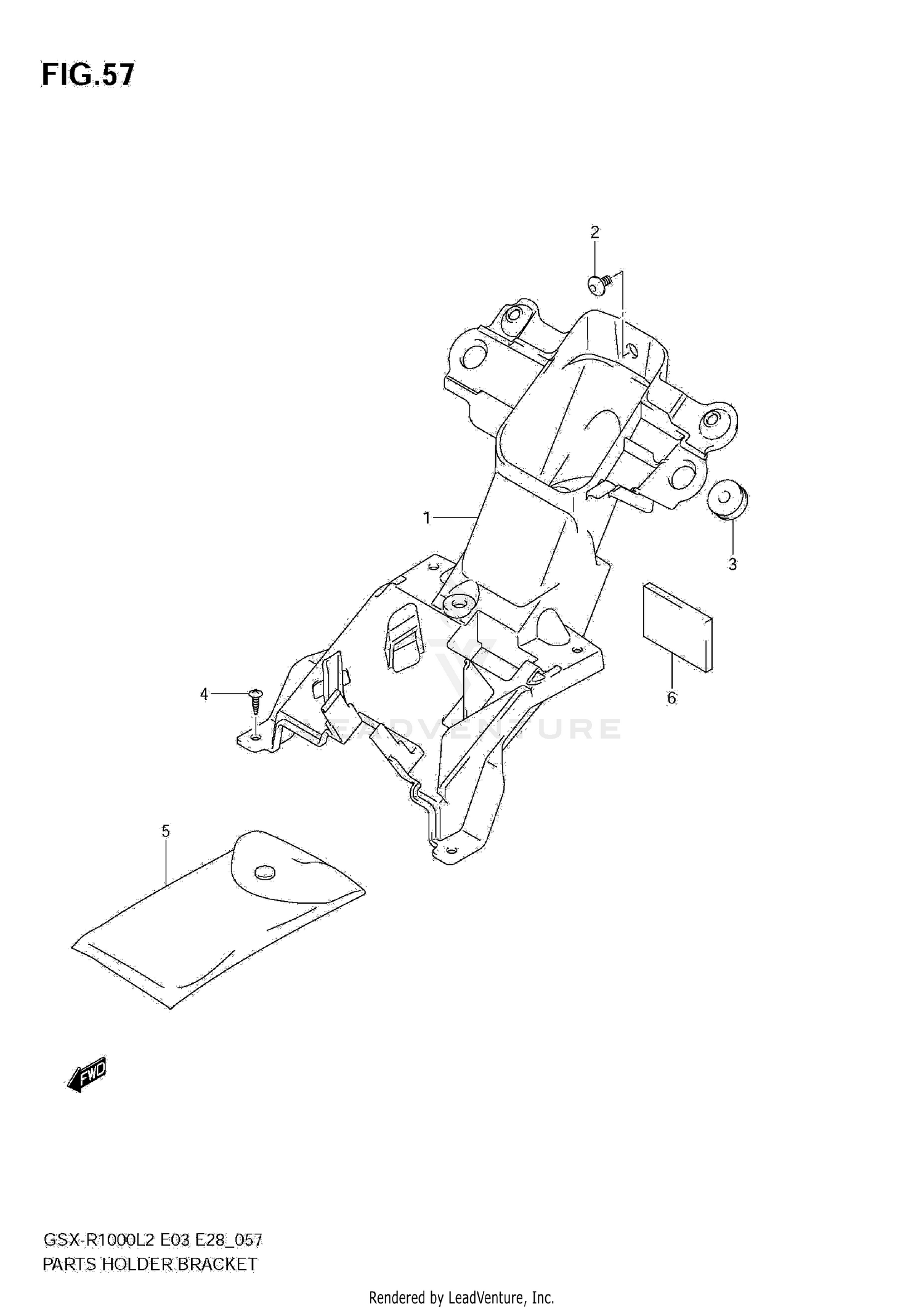 PARTS HOLDER BRACKET