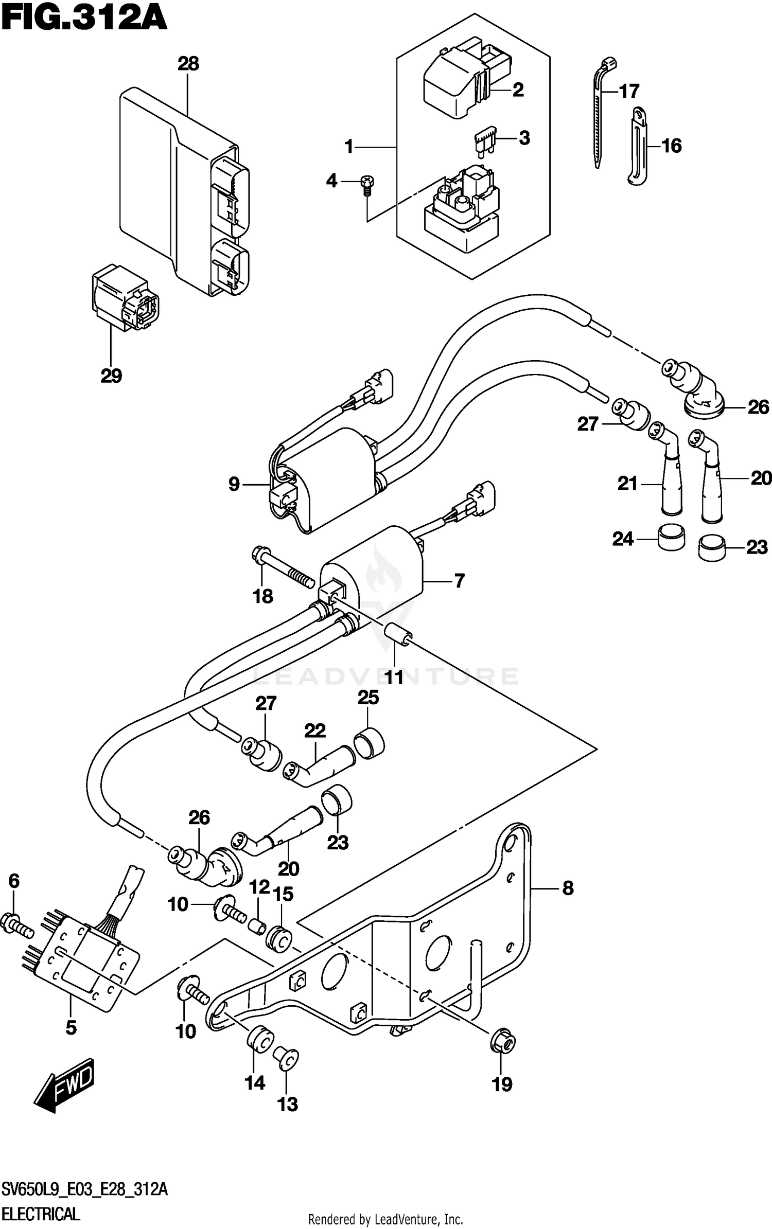 ELECTRICAL (SV650L9 E03)