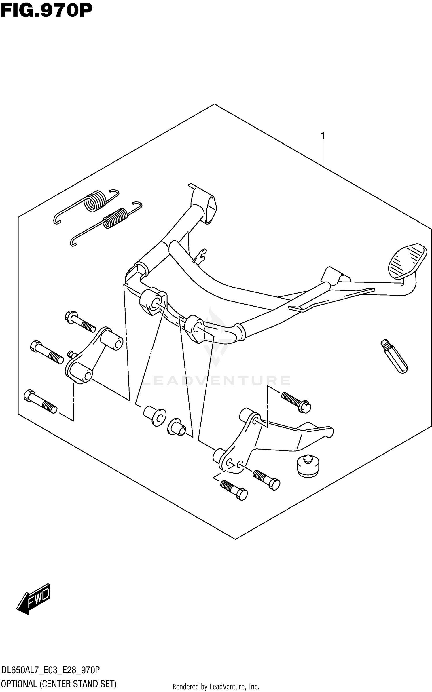OPTIONAL (CENTER STAND SET)