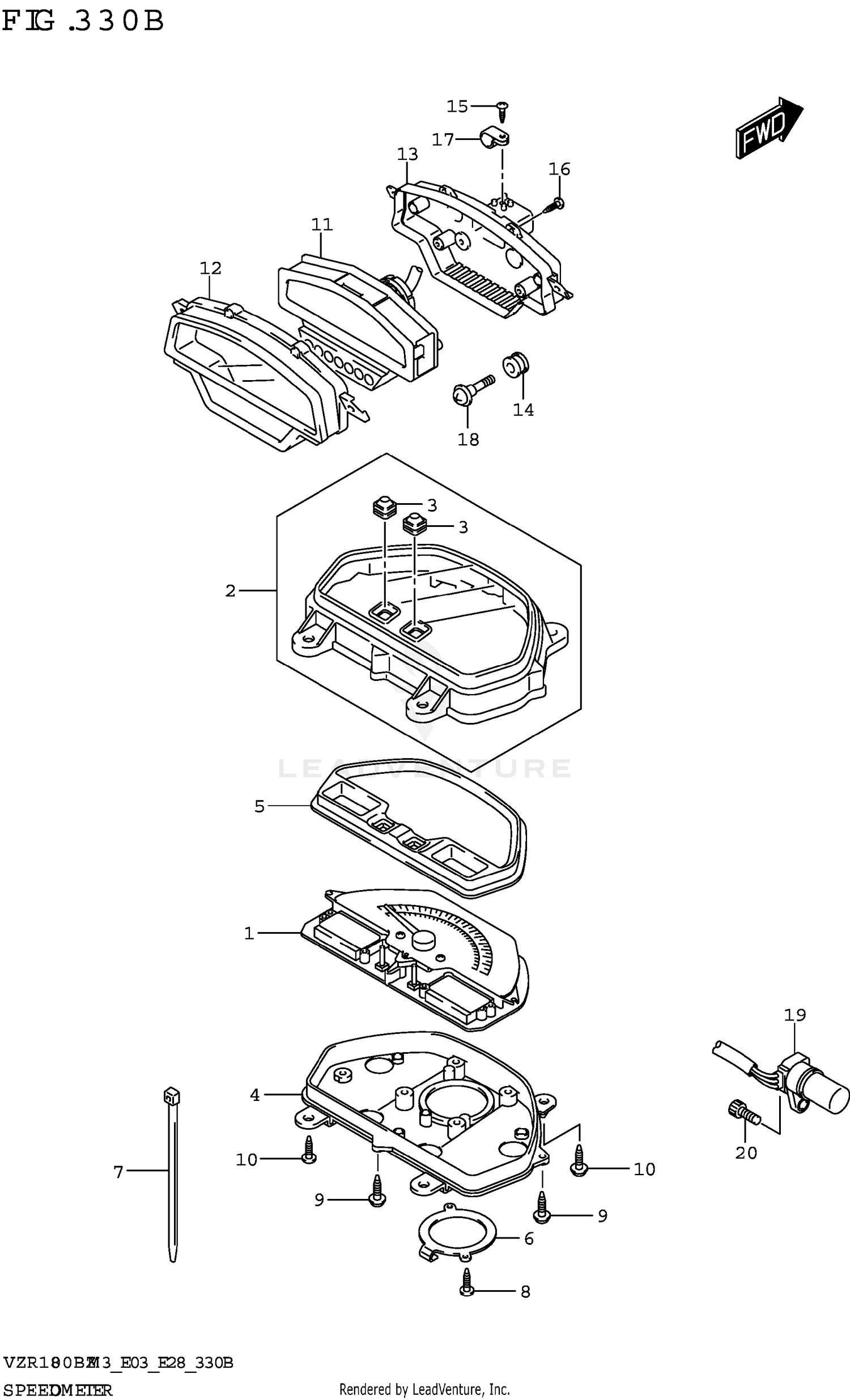 SPEEDOMETER (E03,E33)