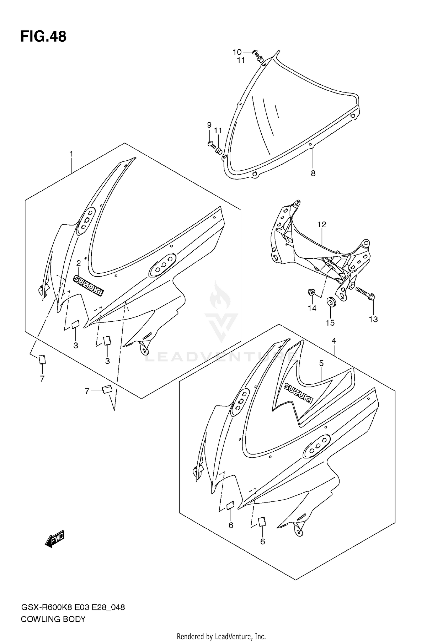 COWLING BODY (MODEL K8)