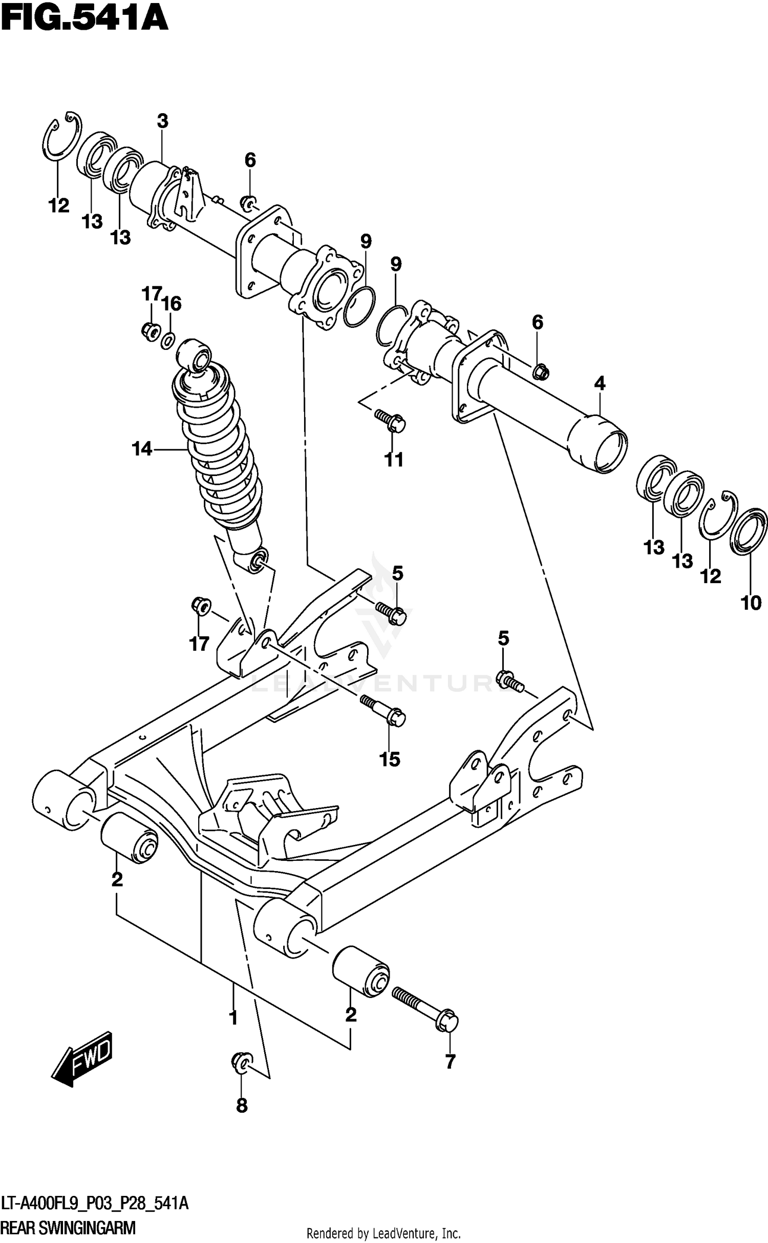 REAR SWINGINGARM