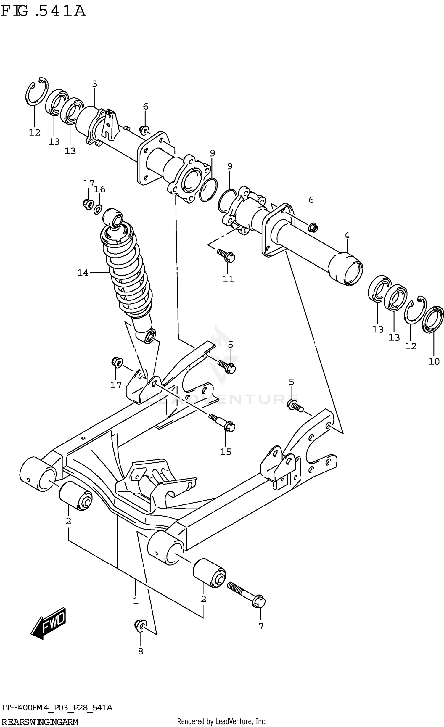 REAR SWINGINGARM