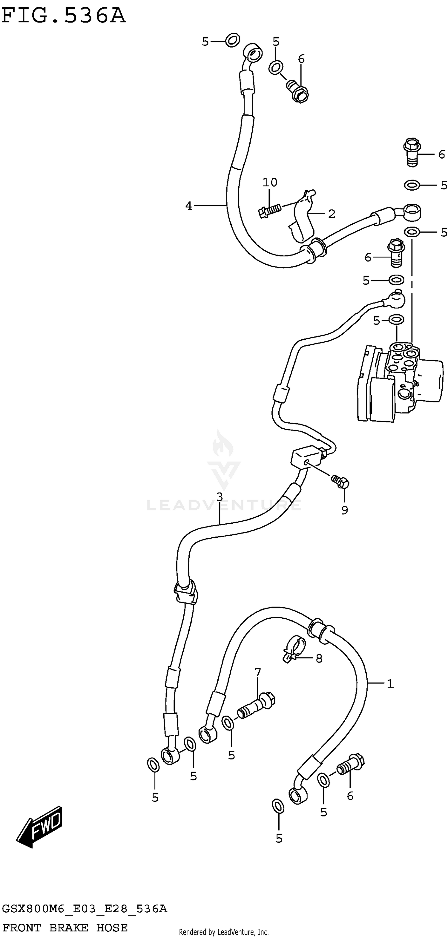 FRONT BRAKE HOSE