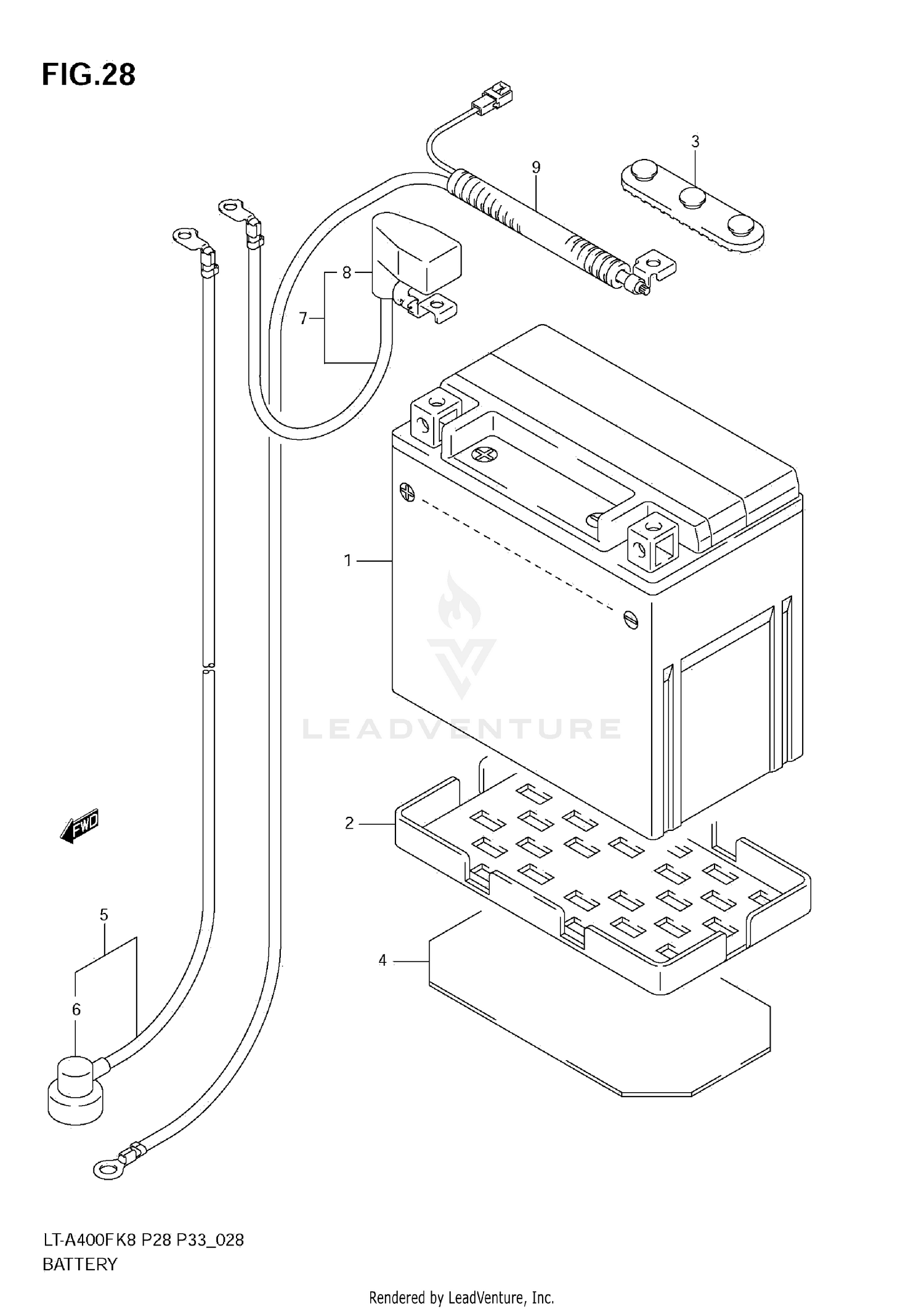 BATTERY (MODEL K8/K9)