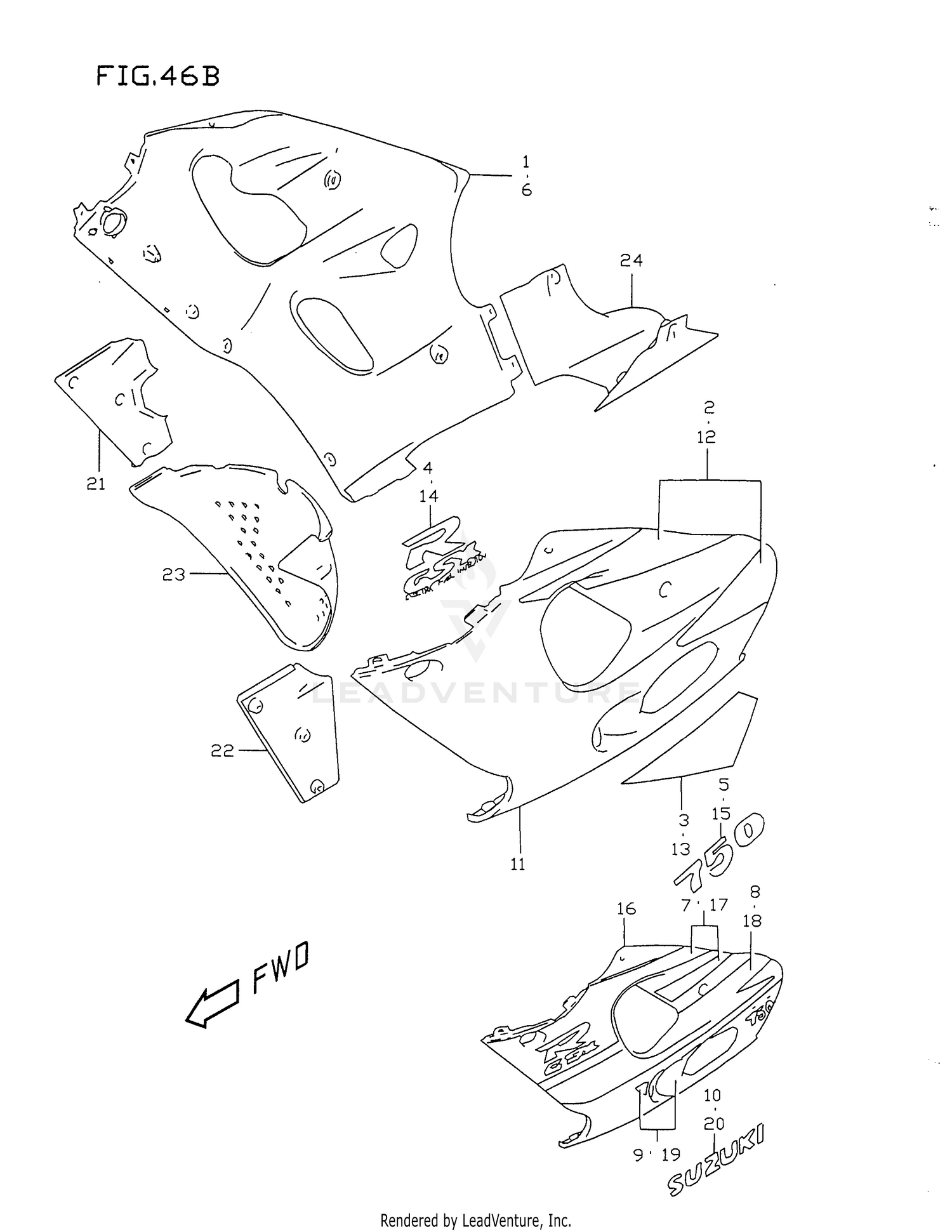 UNDER COWLING BODY (MODEL W)
