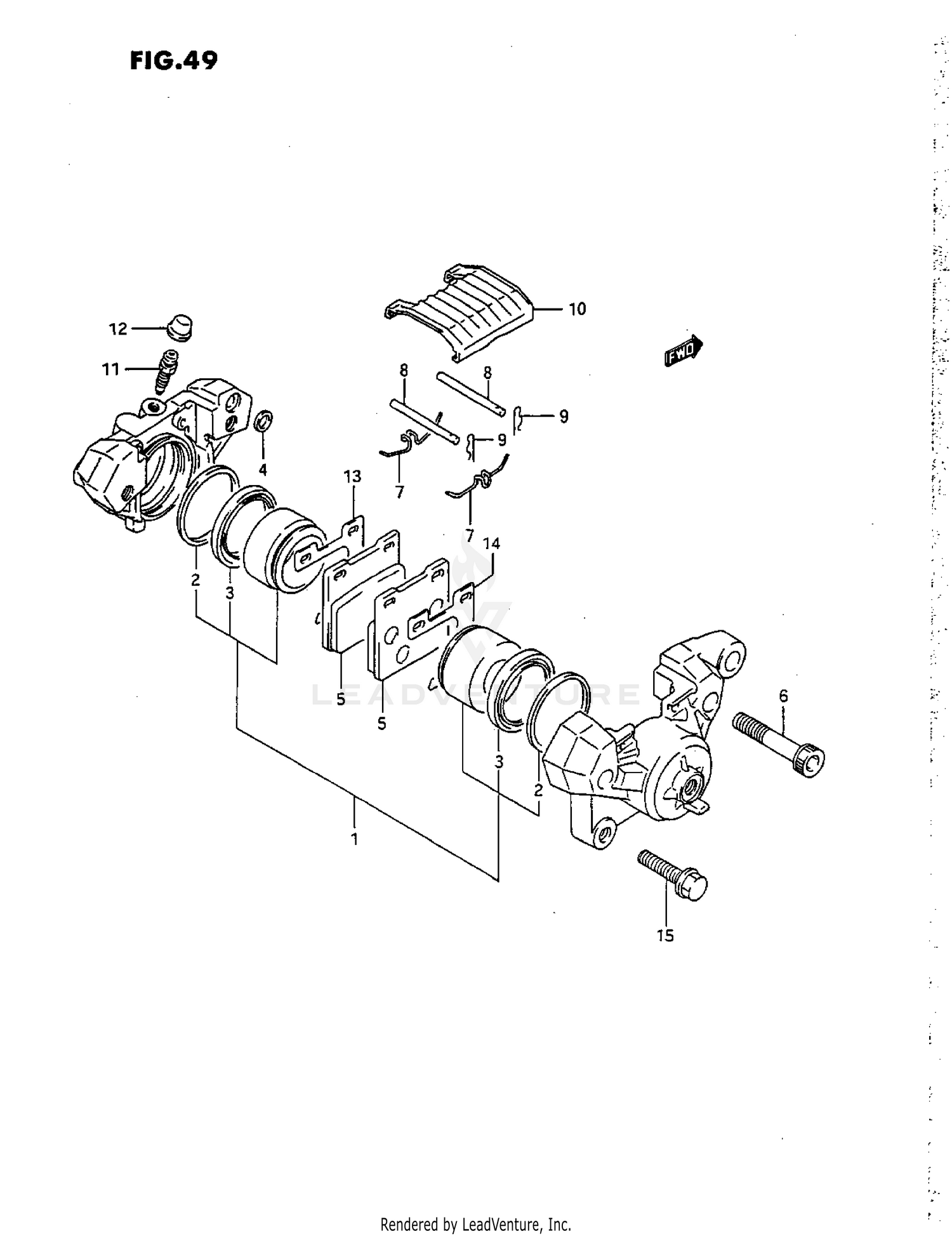 REAR CALIPER (K/L/M/N)
