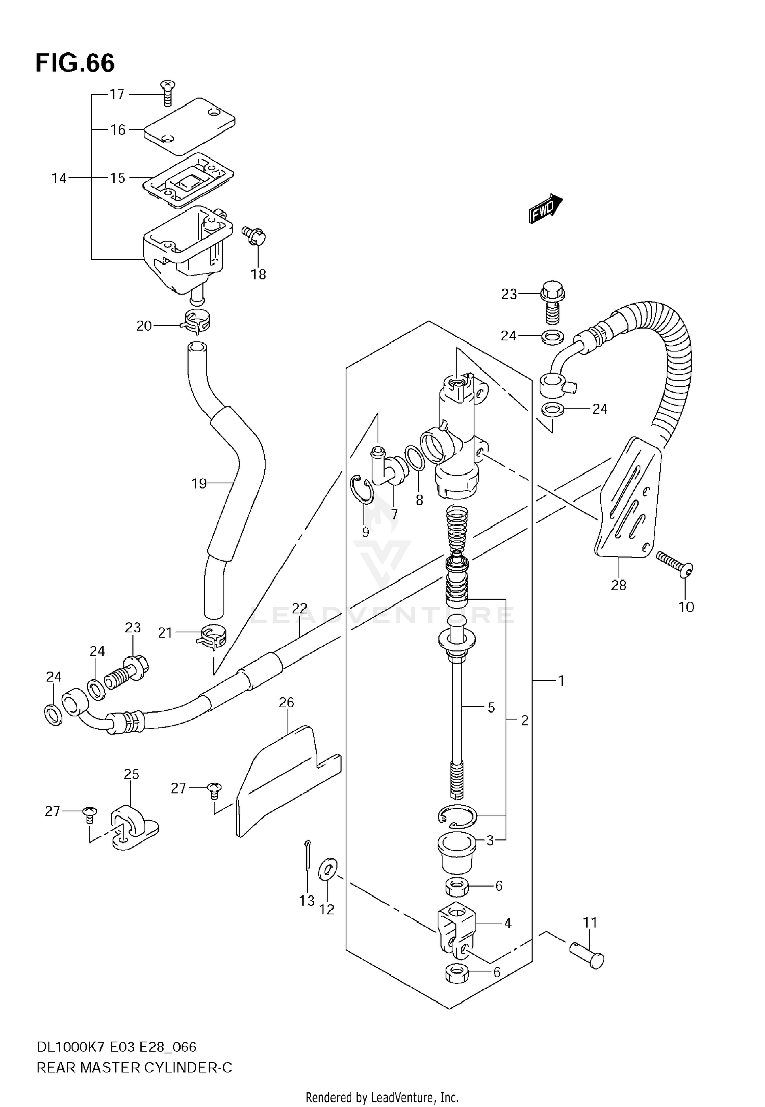 REAR MASTER CYLINDER
