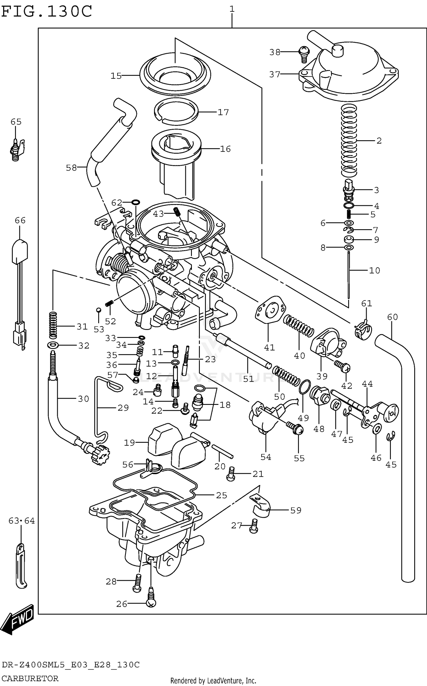 CARBURETOR (DR-Z400SML5 E33)