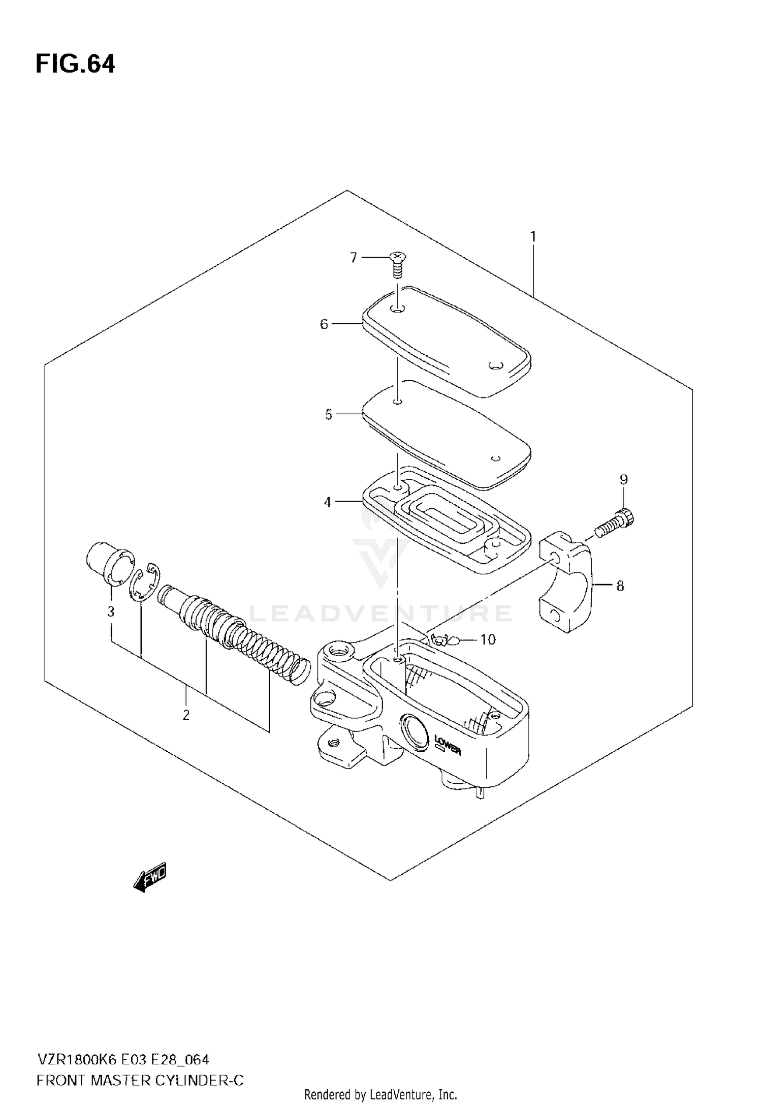FRONT MASTER CYLINDER