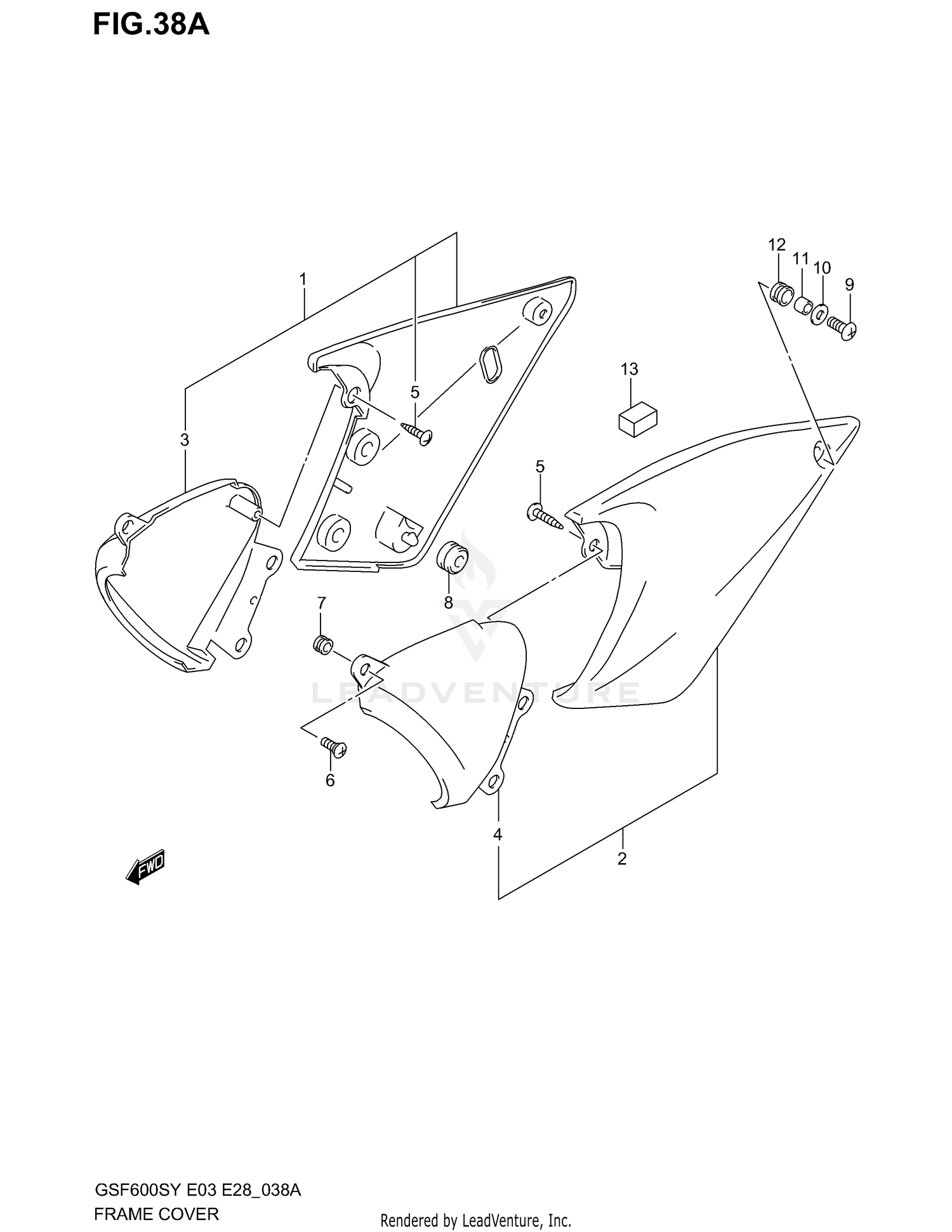 FRAME COVER (MODEL K2/K3)