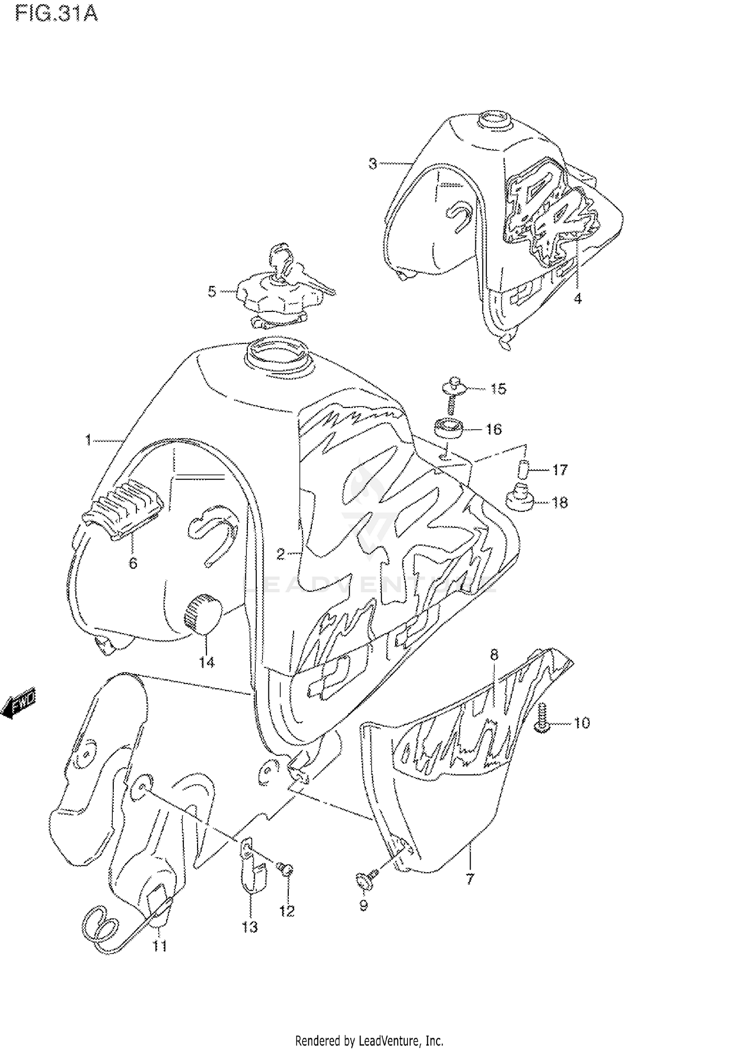 FUEL TANK (MODEL N/P)