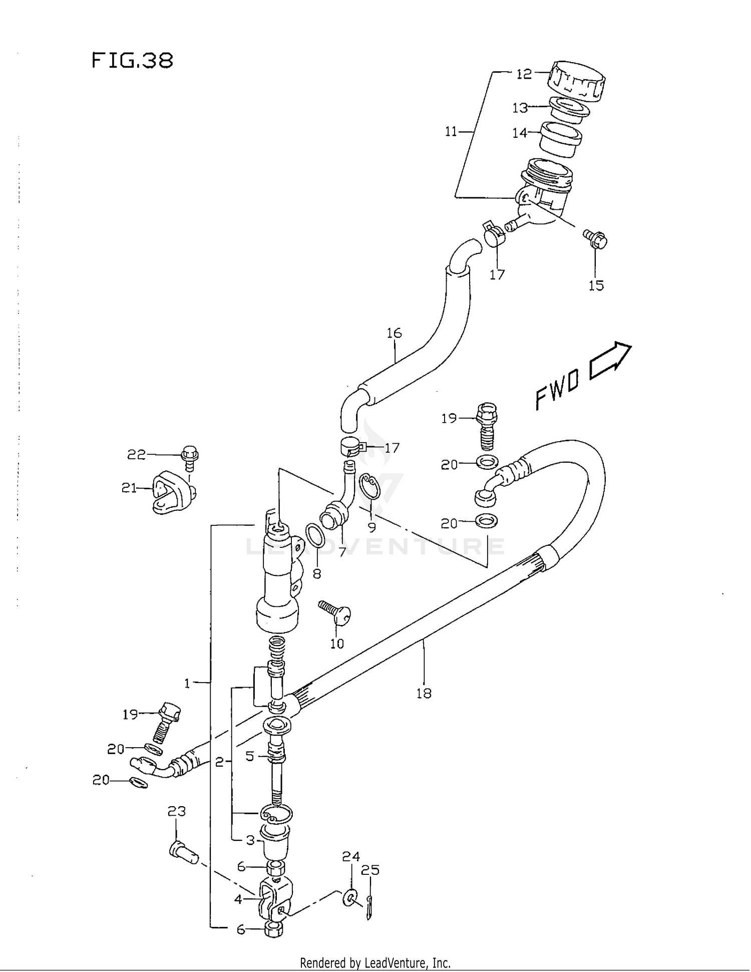 REAR MASTER CYLINDER