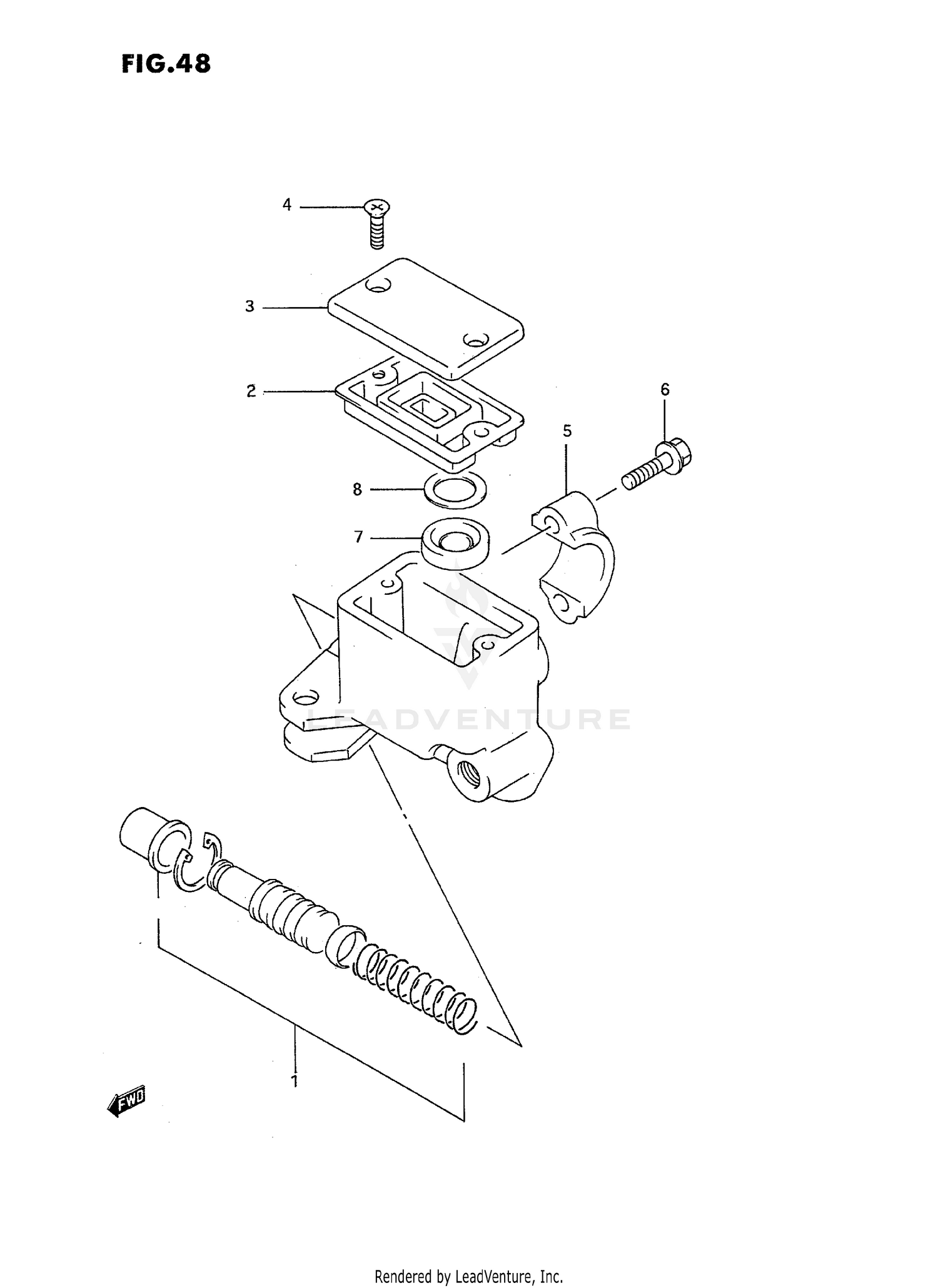 FRONT MASTER CYLINDER
