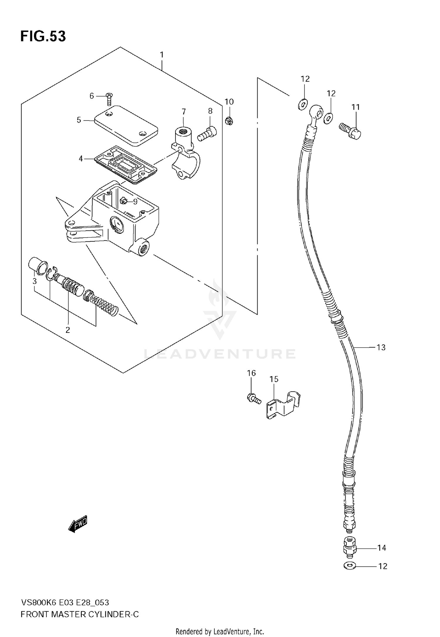 FRONT MASTER CYLINDER