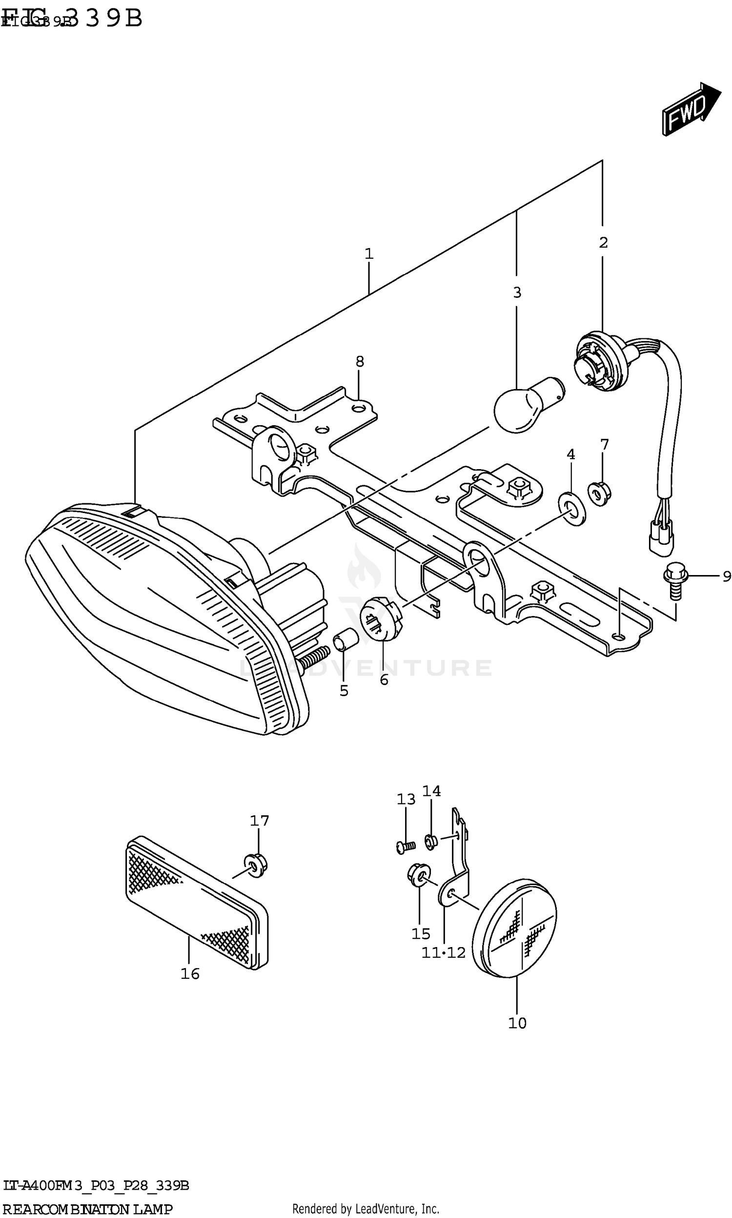 REAR COMBINATION LAMP