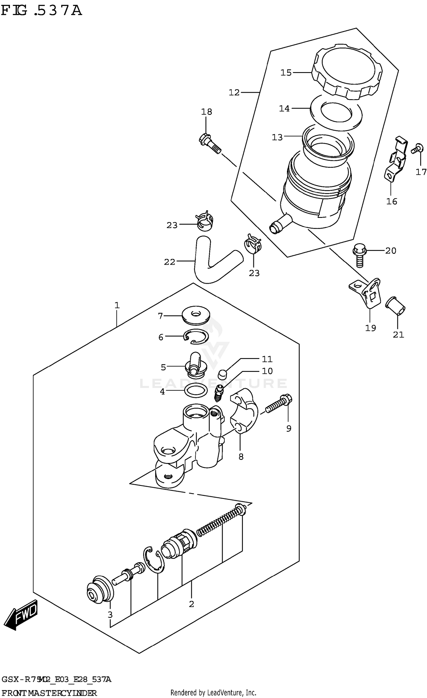 FRONT MASTER CYLINDER