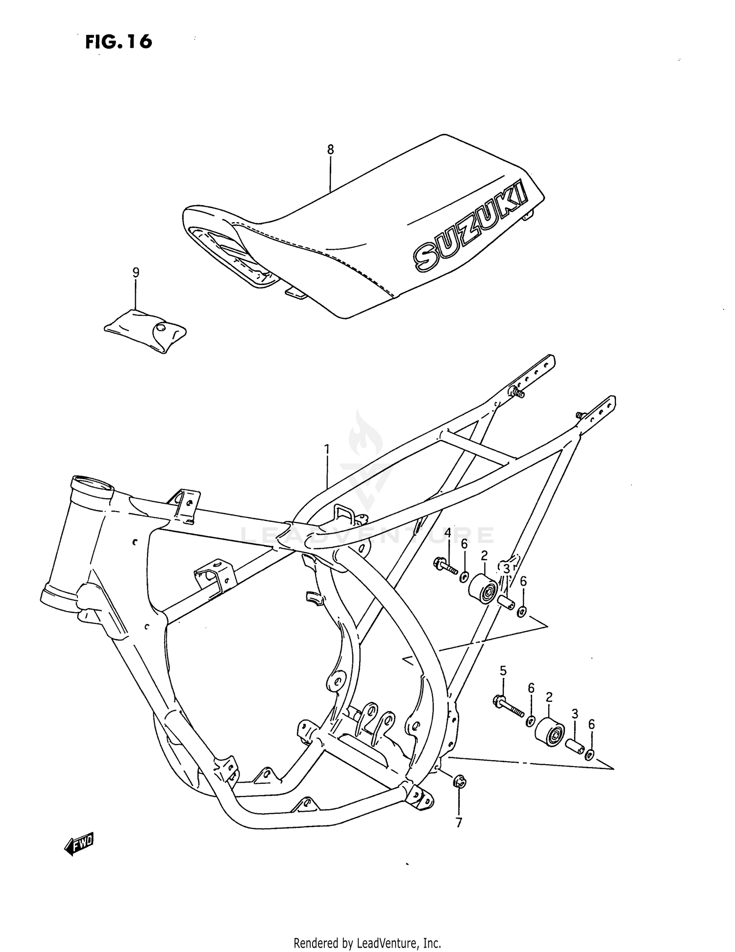 FRAME - SEAT (MODEL G)