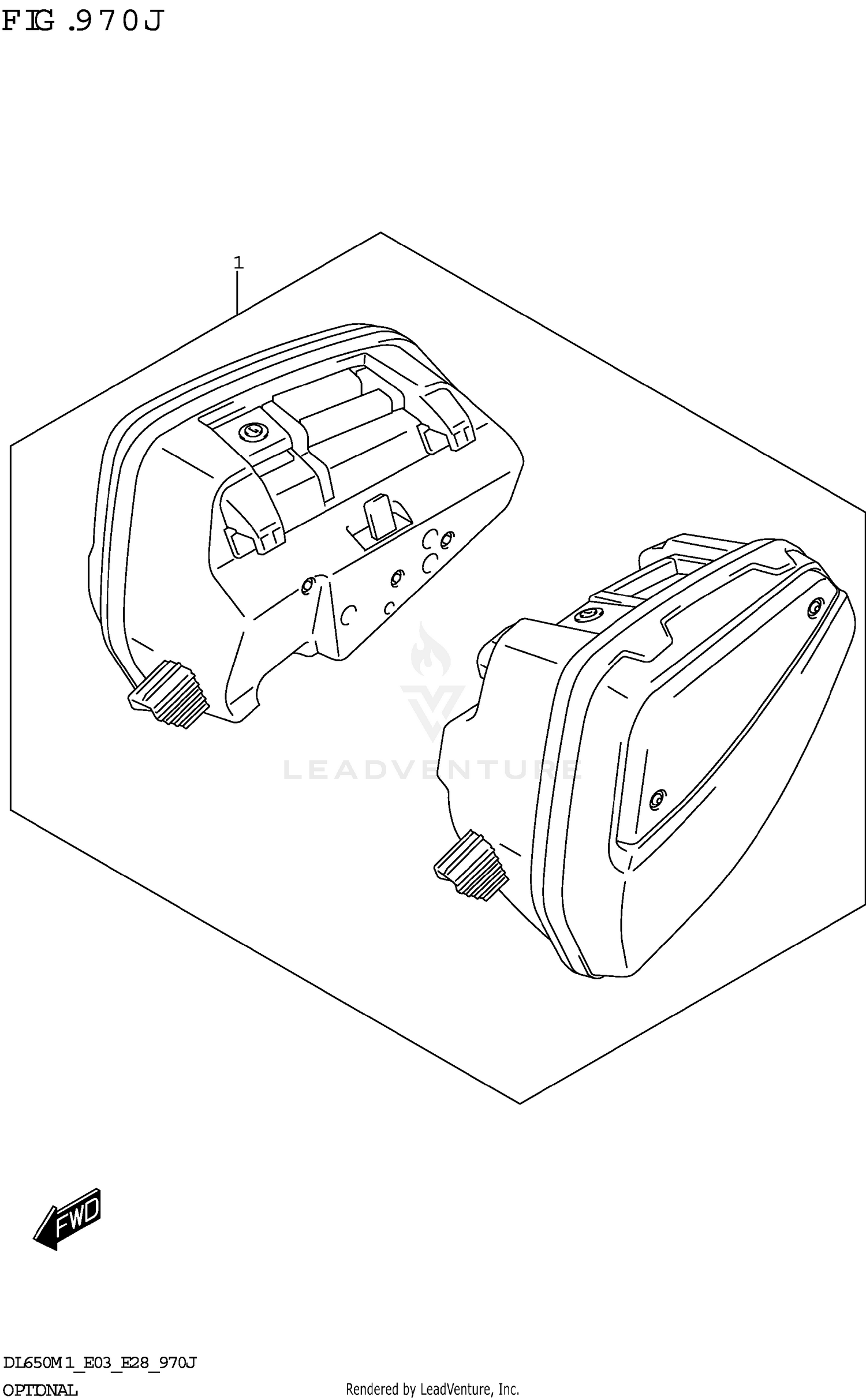 OPTIONAL (SIDE CASE SET)