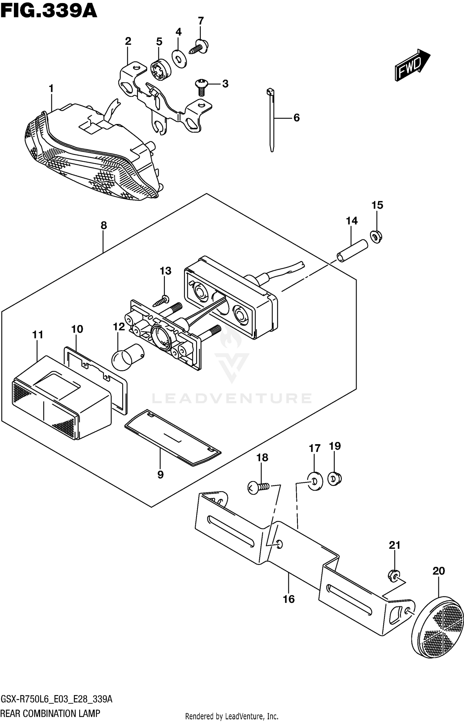 REAR COMBINATION LAMP