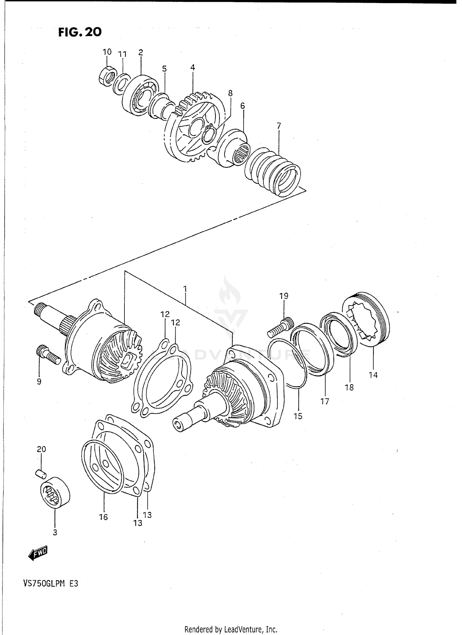 SECONDARY DRIVE GEAR