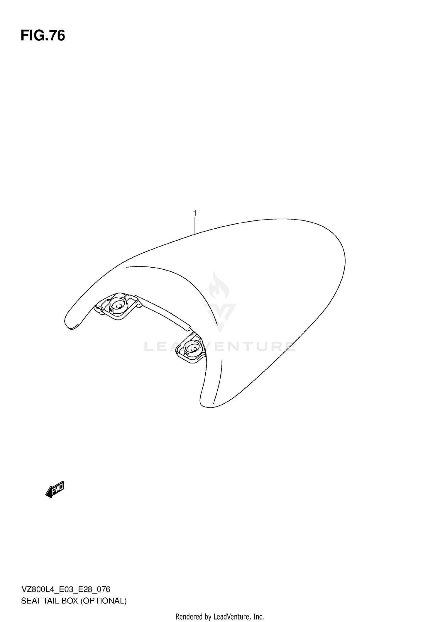 SEAT TAIL BOX (OPTIONAL)