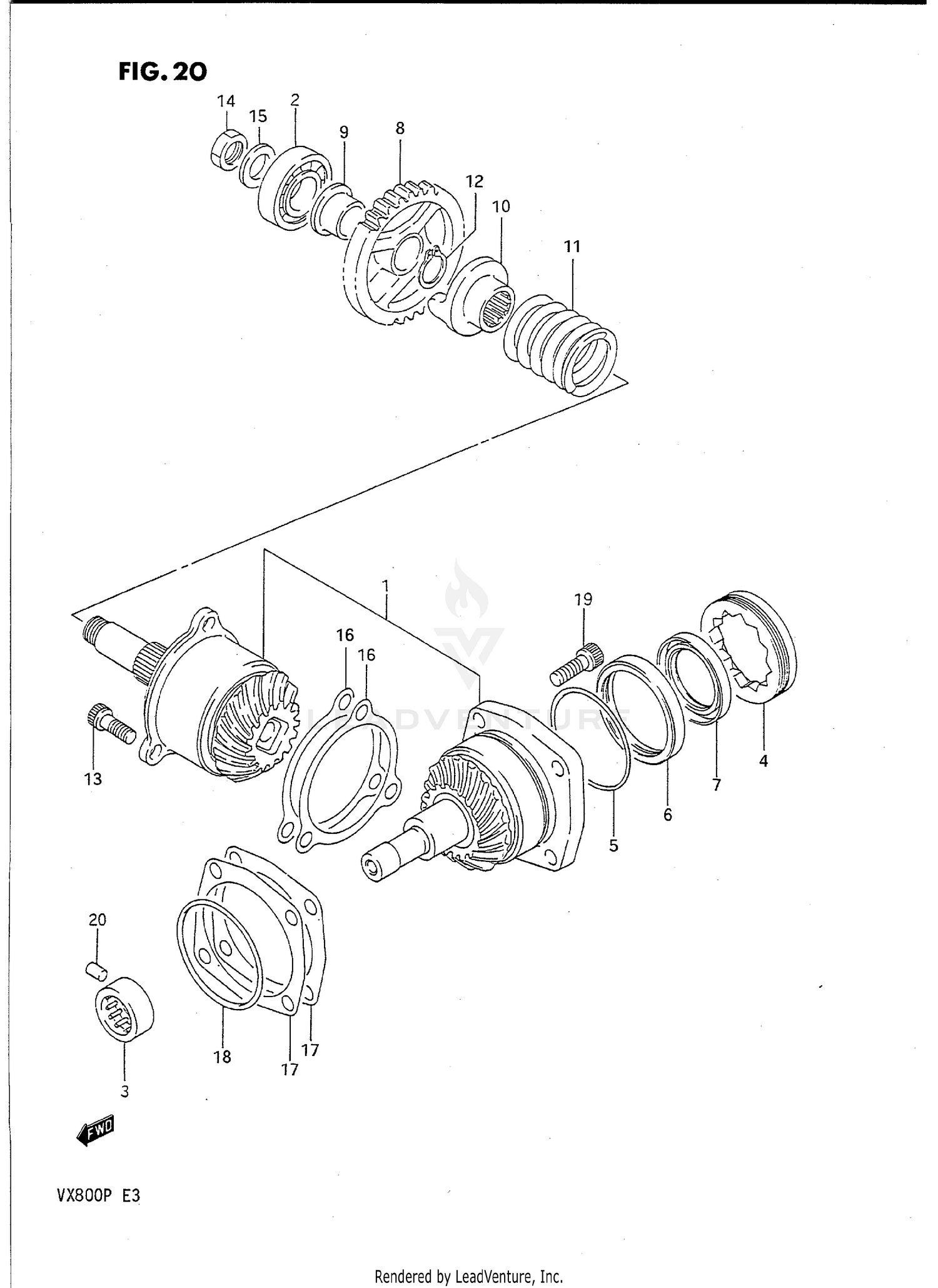 SECONDARY DRIVE GEAR
