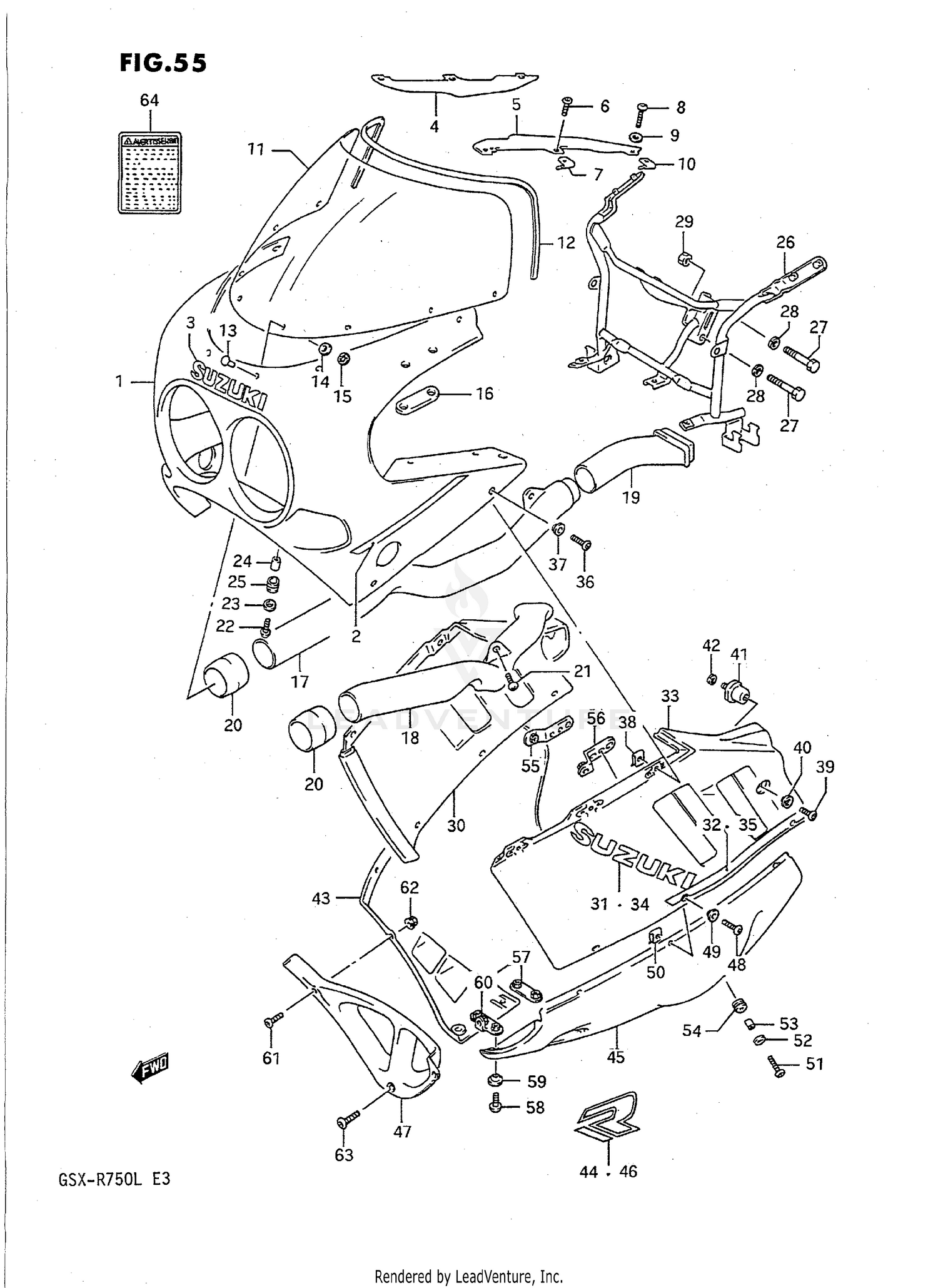 COWLING (MODEL J 9SR)