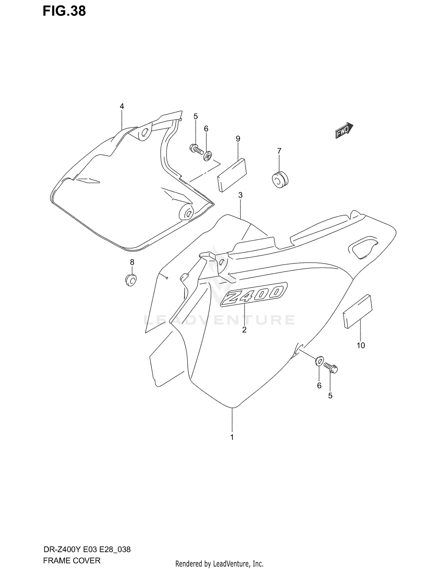 FRAME COVER (MODEL Y/K1/K2)