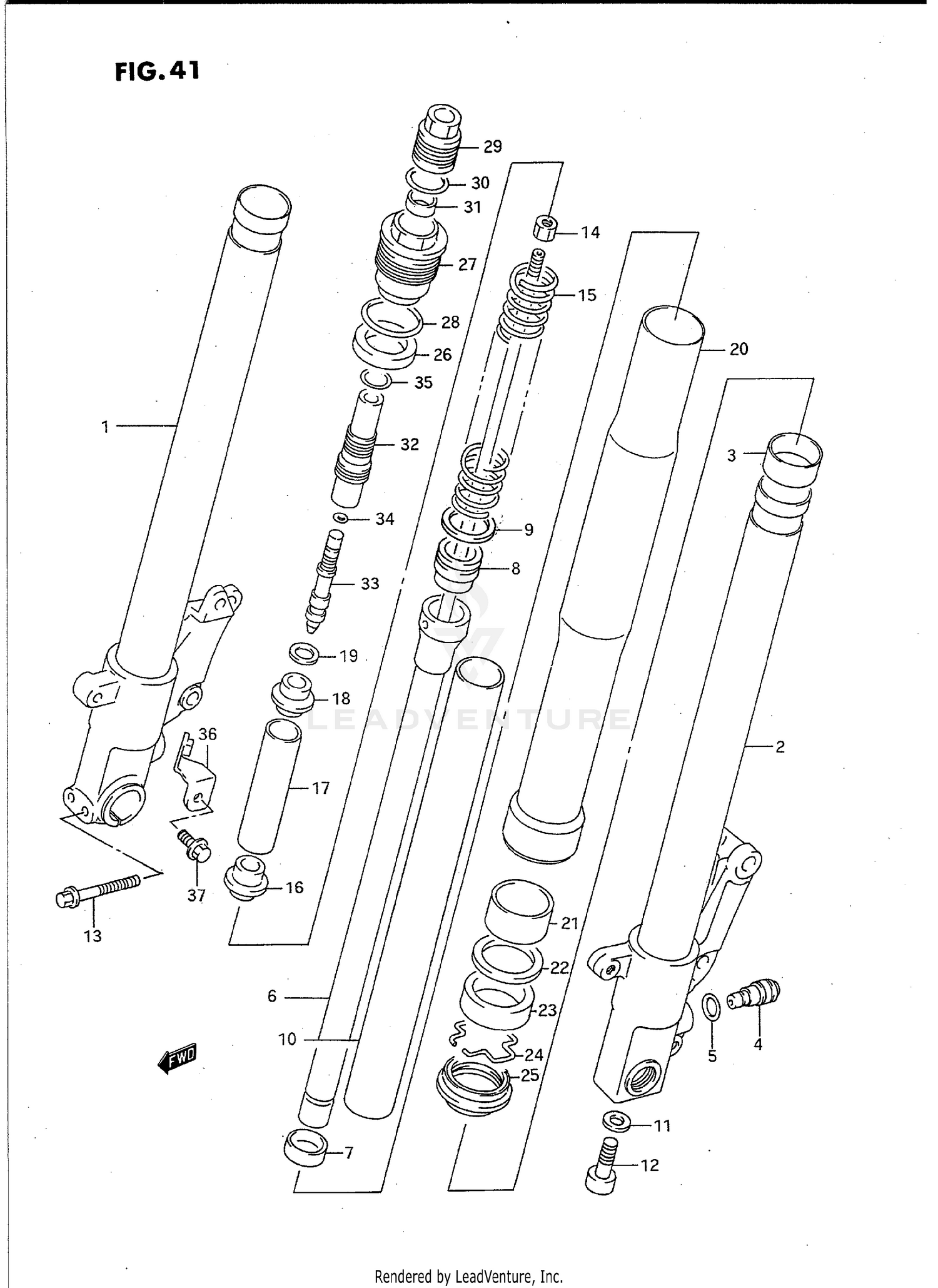 FRONT DAMPER (MODEL P)