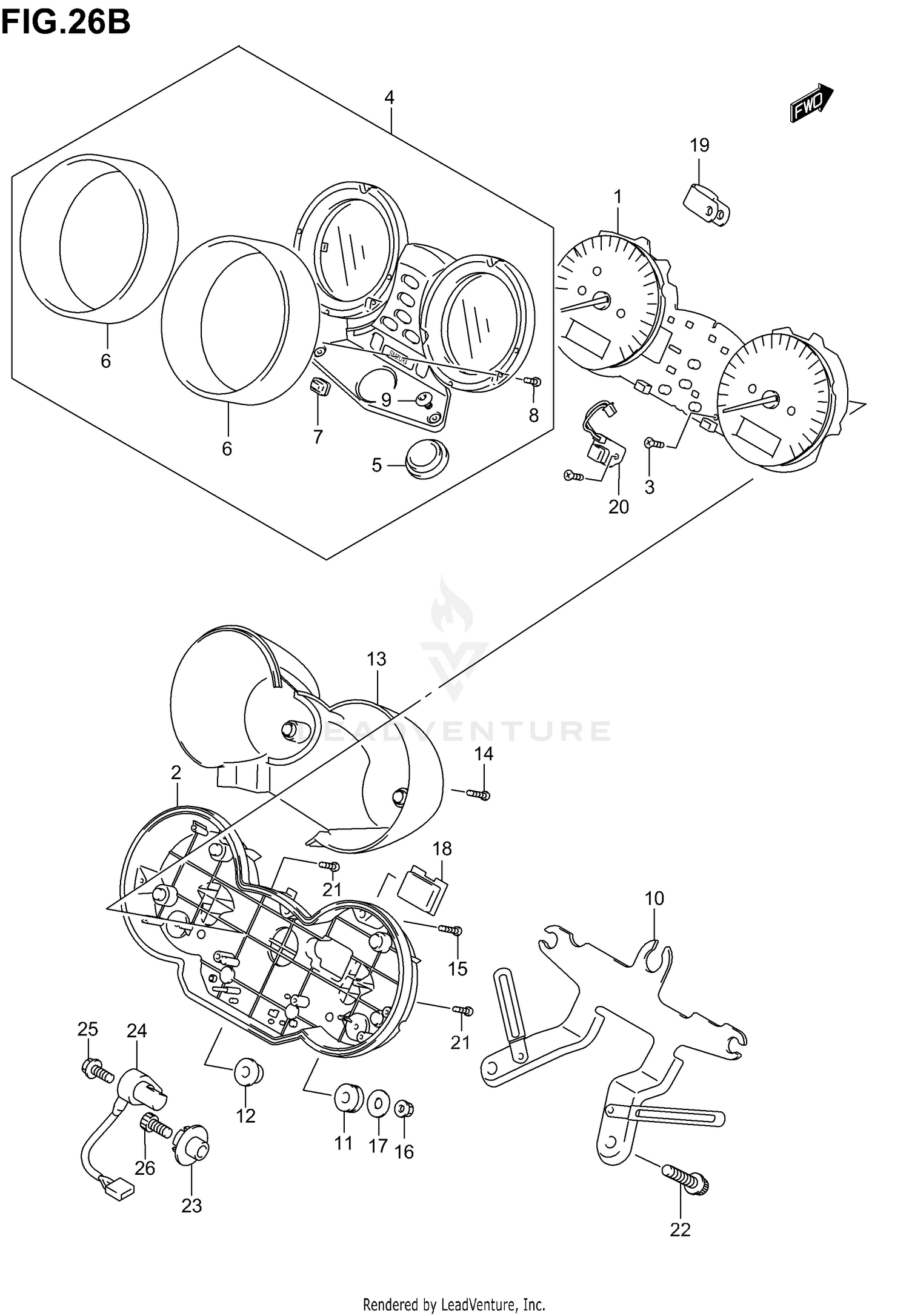SPEEDOMETER (GSF1200K1)