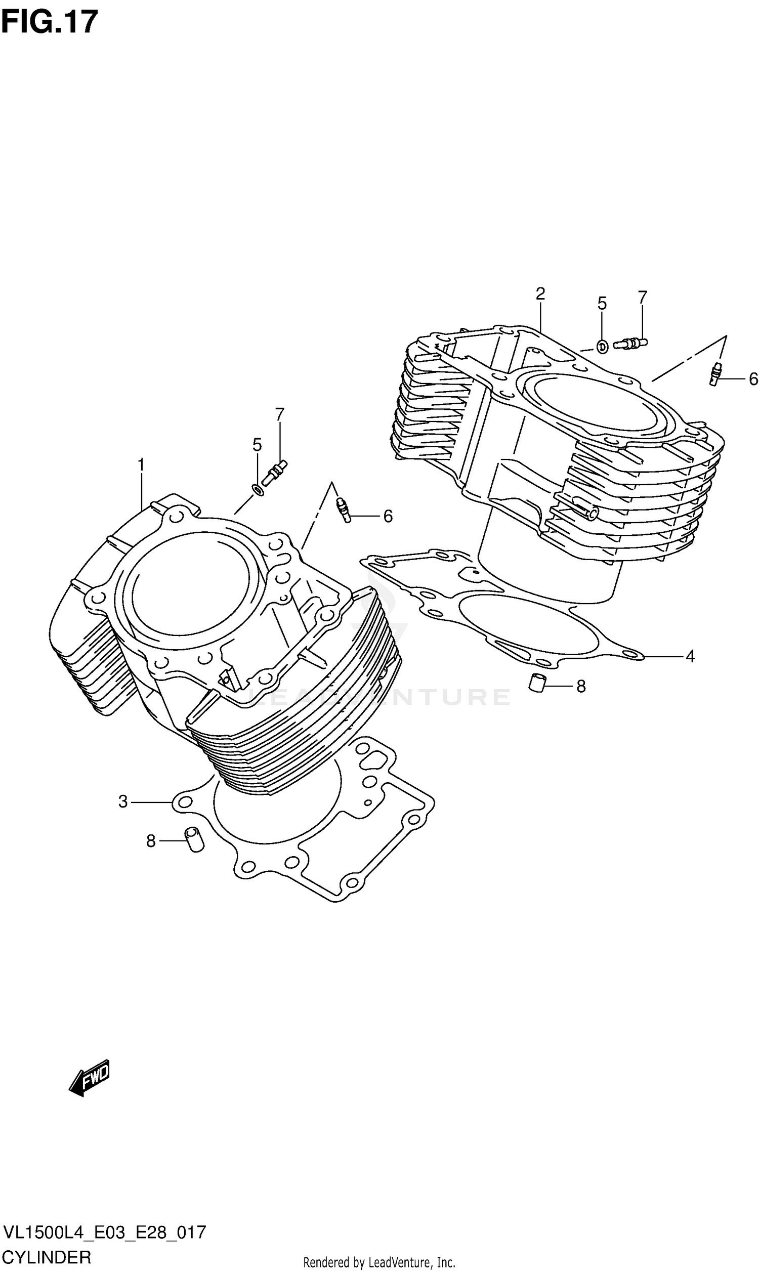 CYLINDER (VL1500BL4 E03)