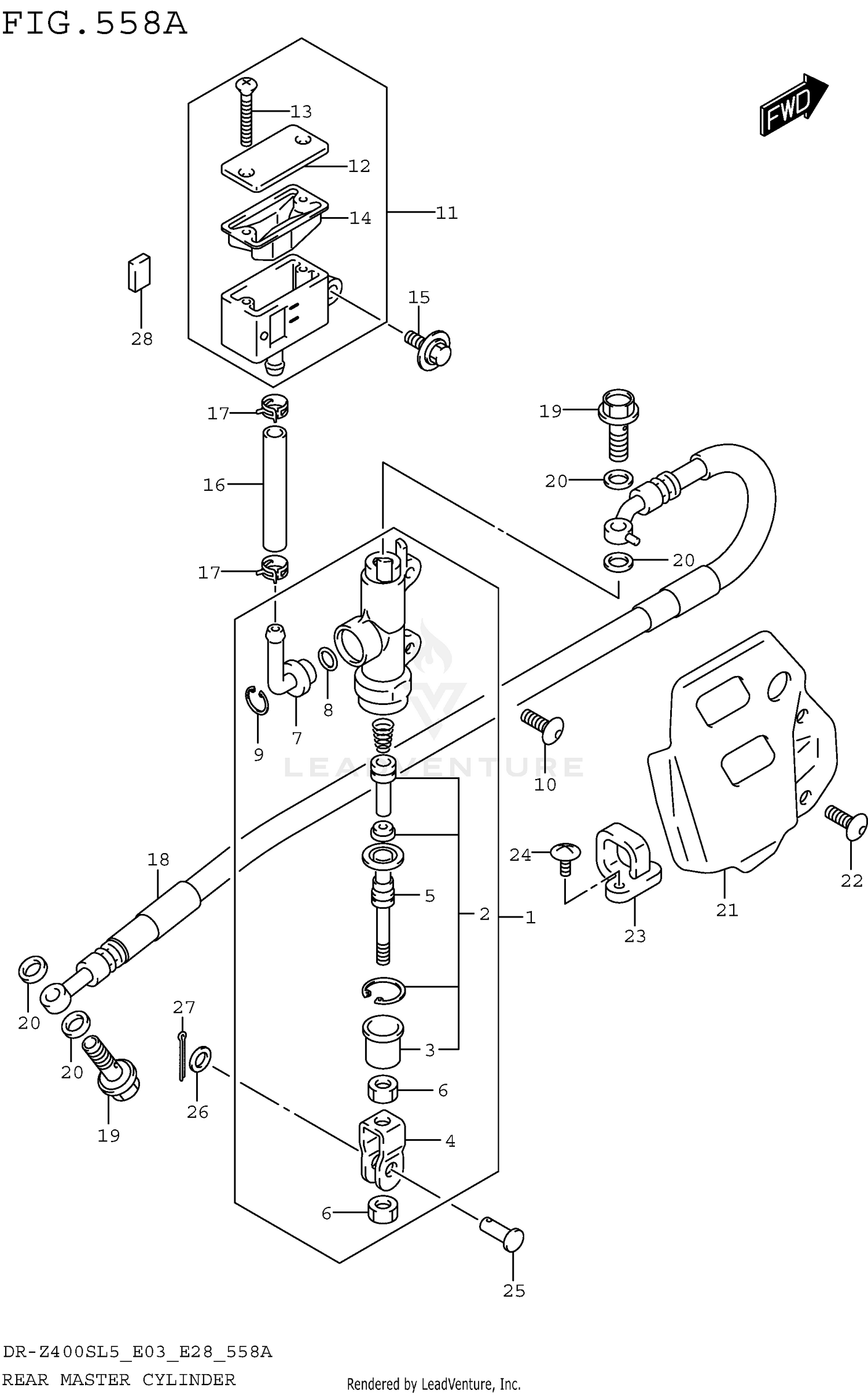 REAR MASTER CYLINDER