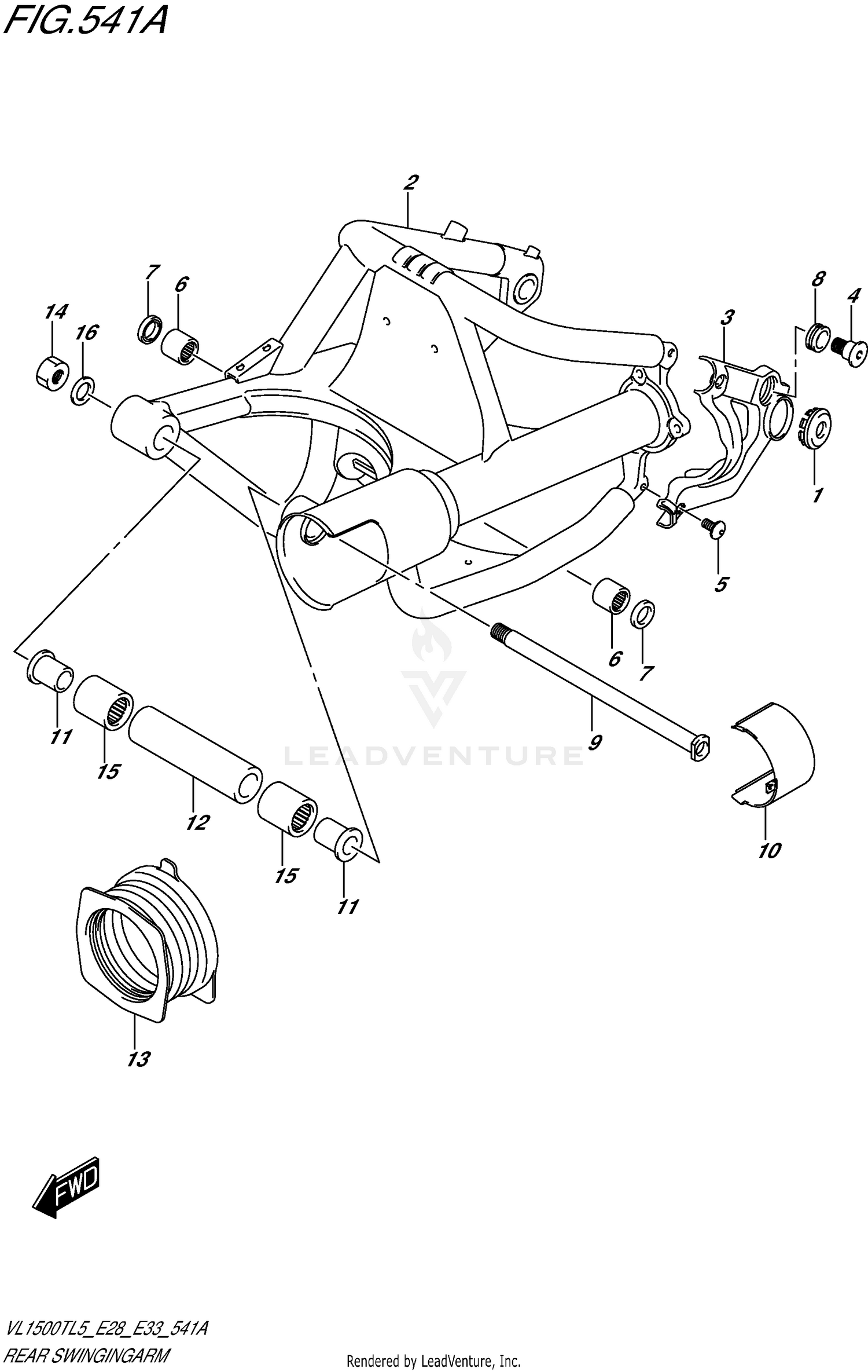 REAR SWINGINGARM