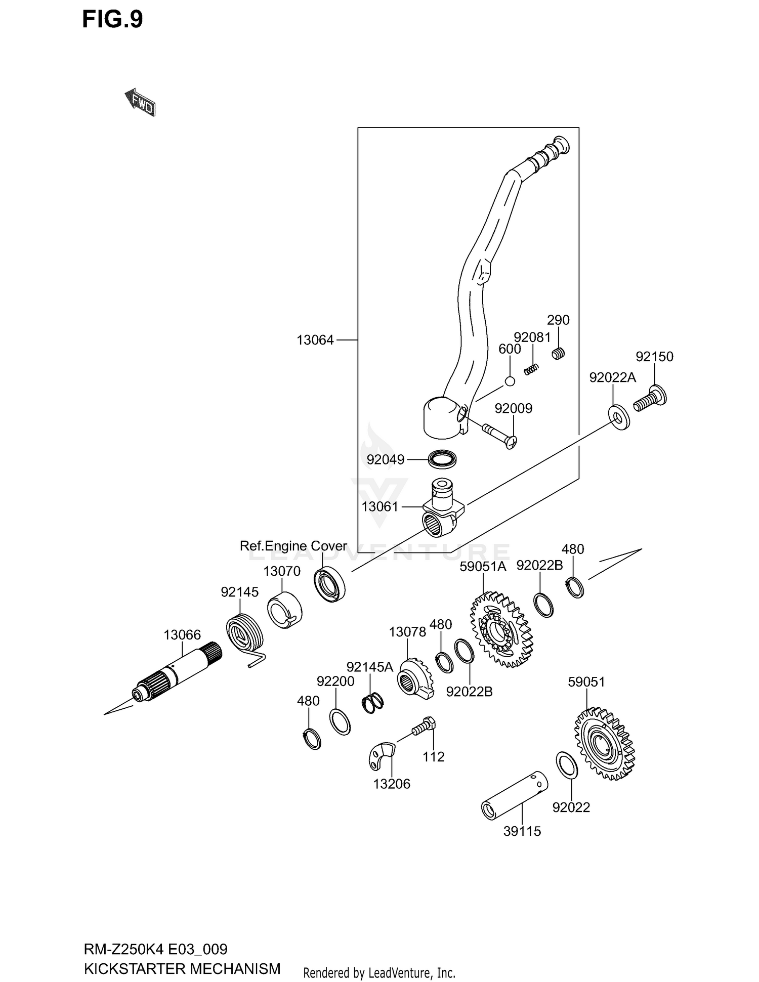 KICKSTARTER MECHANISM